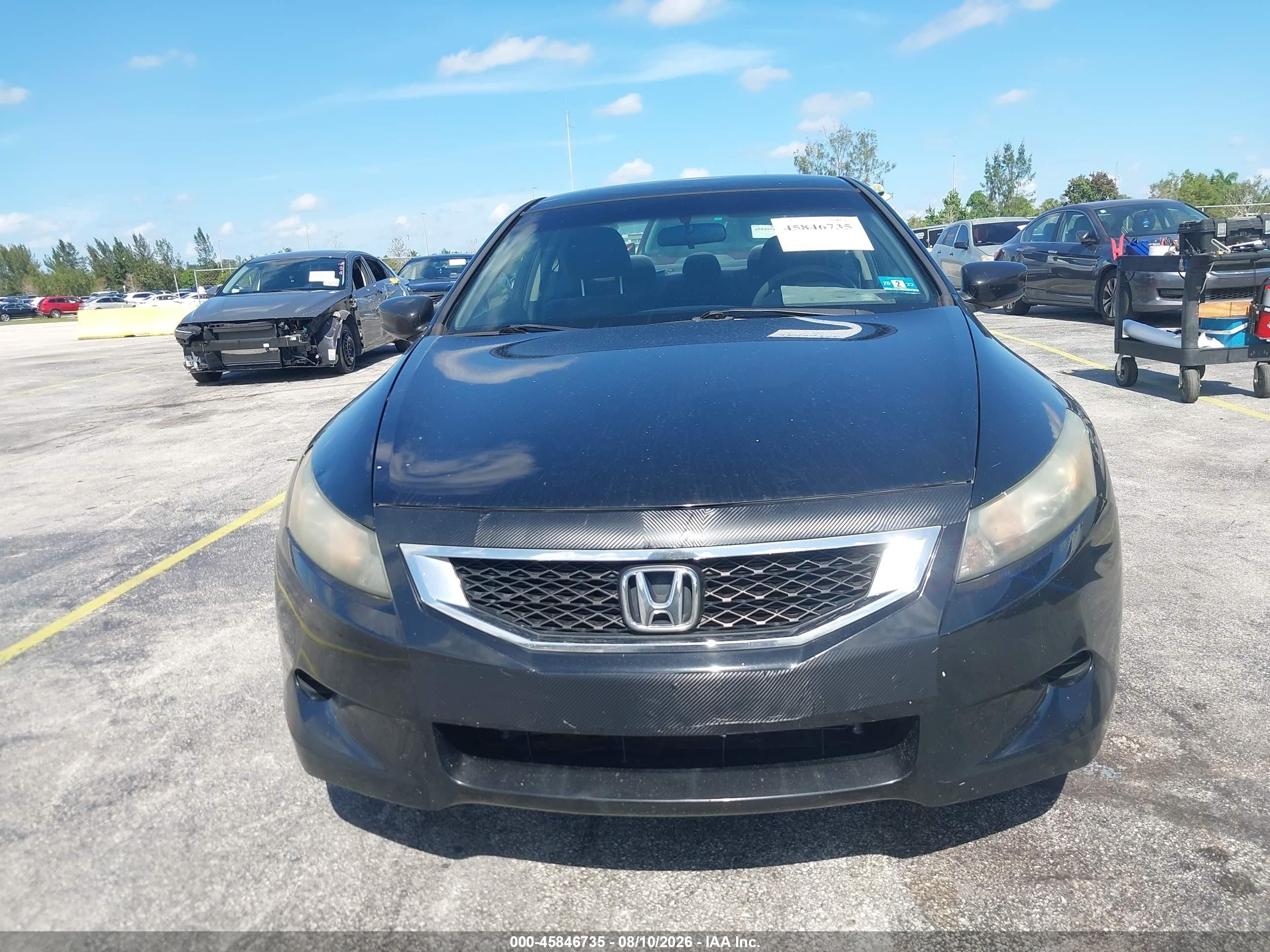 2010 Honda Accord 2.4 Lx-s Black vin: 1HGCS1B35AA014378