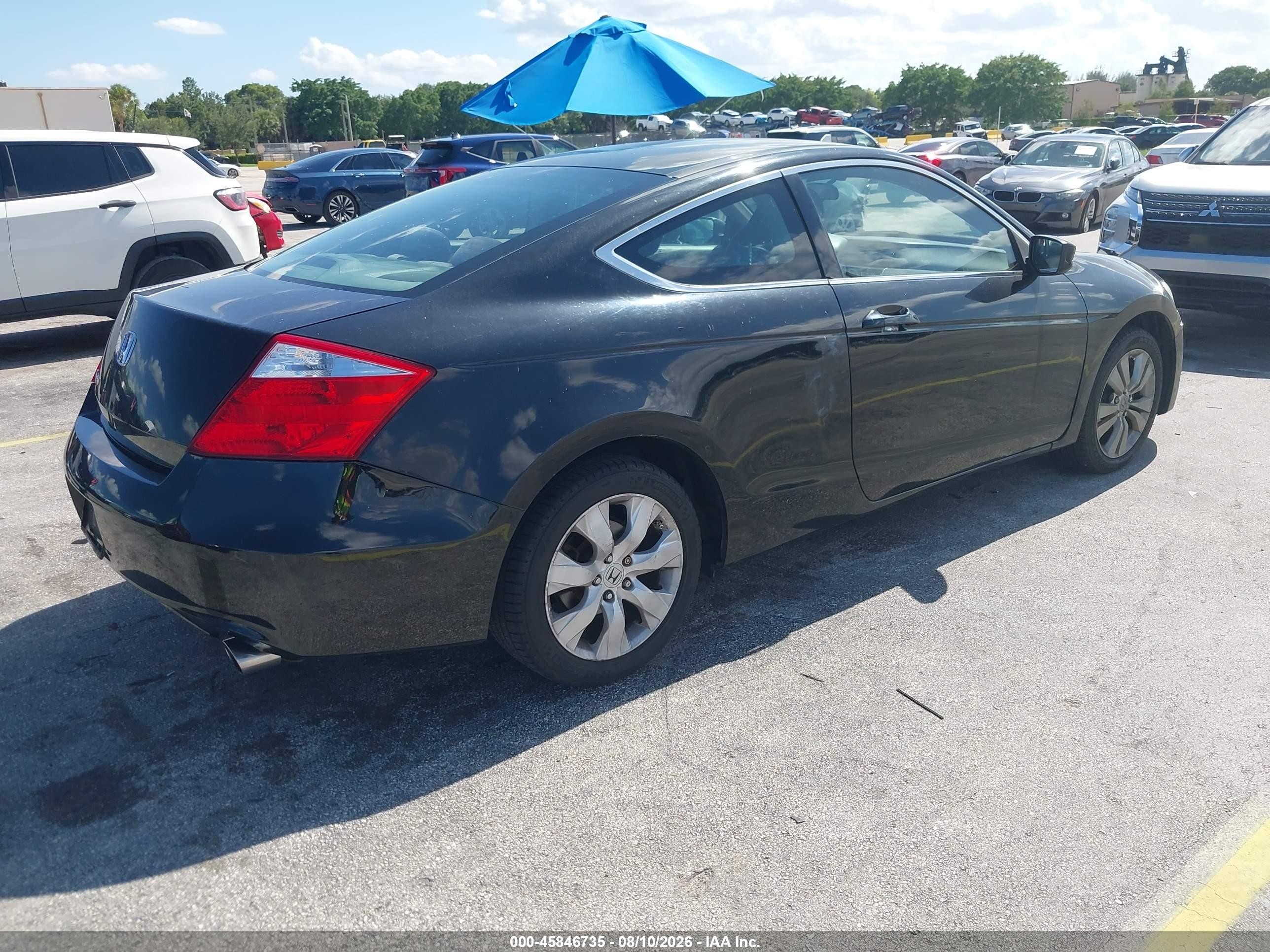 2010 Honda Accord 2.4 Lx-s Black vin: 1HGCS1B35AA014378