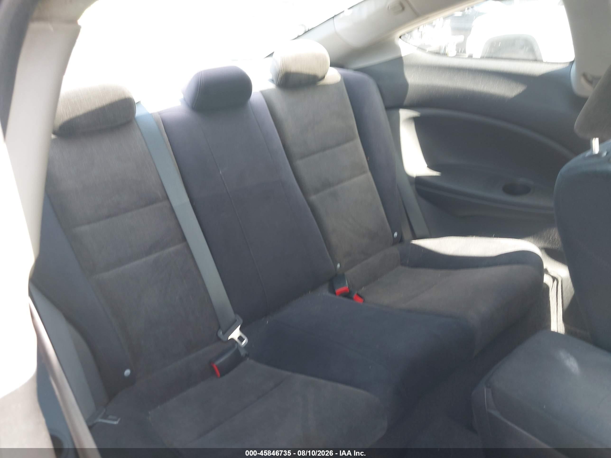 2010 Honda Accord 2.4 Lx-s Black vin: 1HGCS1B35AA014378