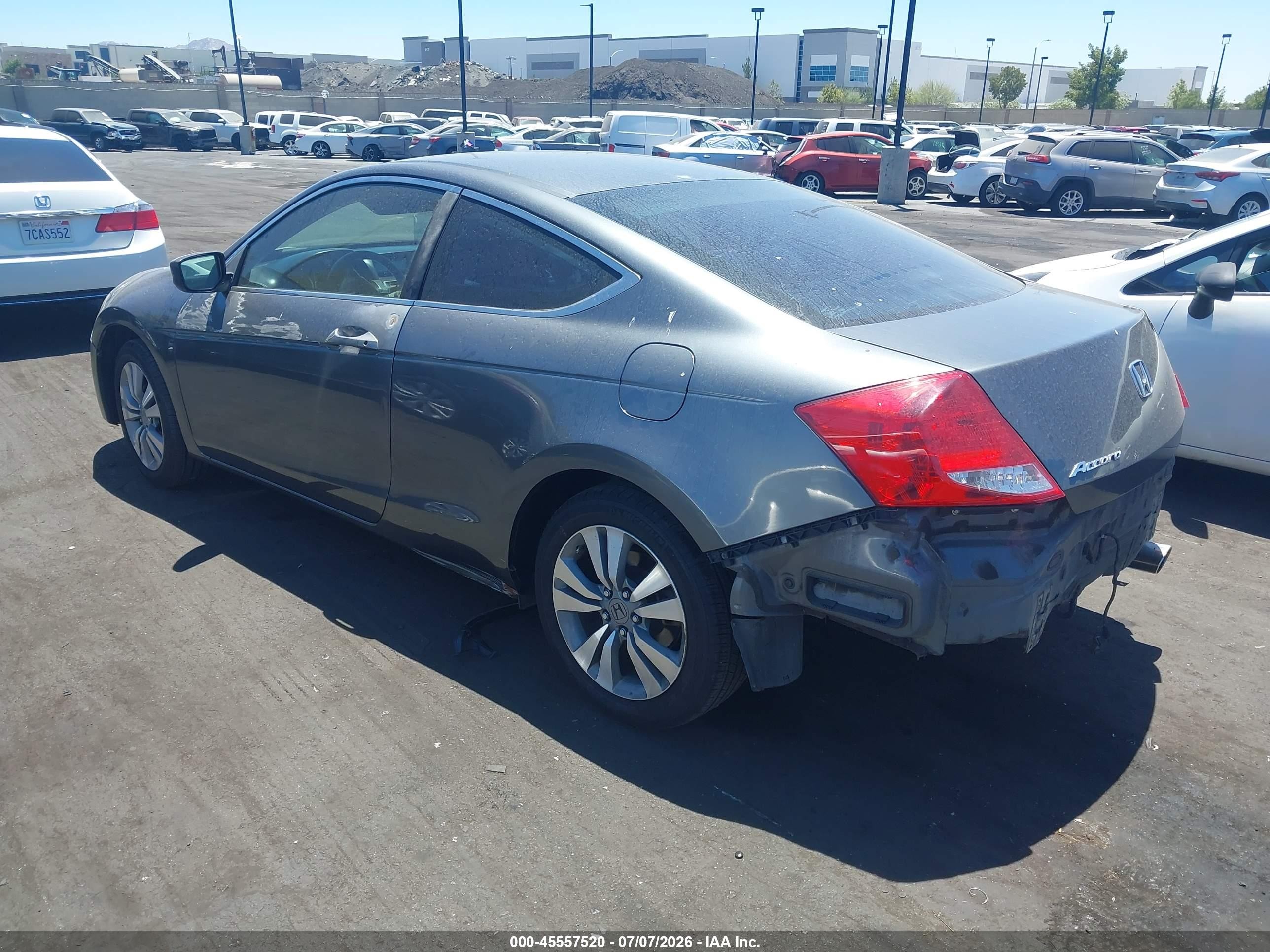 2011 Honda Accord 2.4 Lx-s Gray vin: 1HGCS1B35BA008565