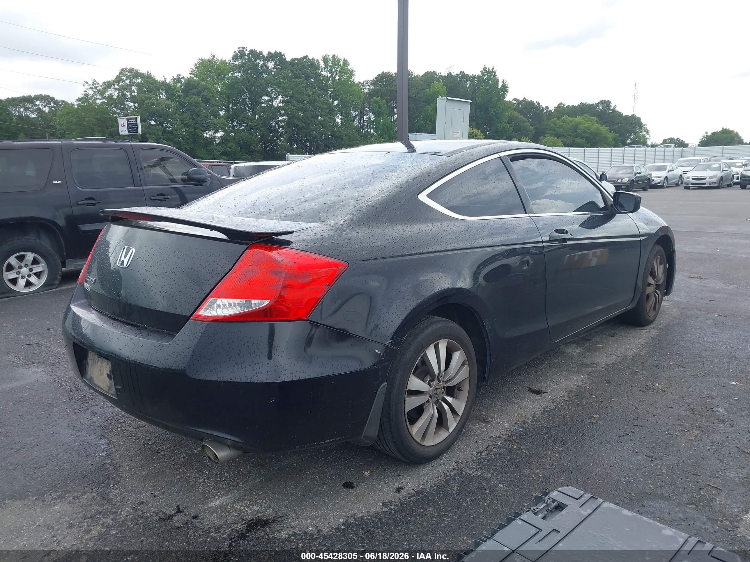 2011 Honda Accord 2.4 Lx-s Black vin: 1HGCS1B35BA011191