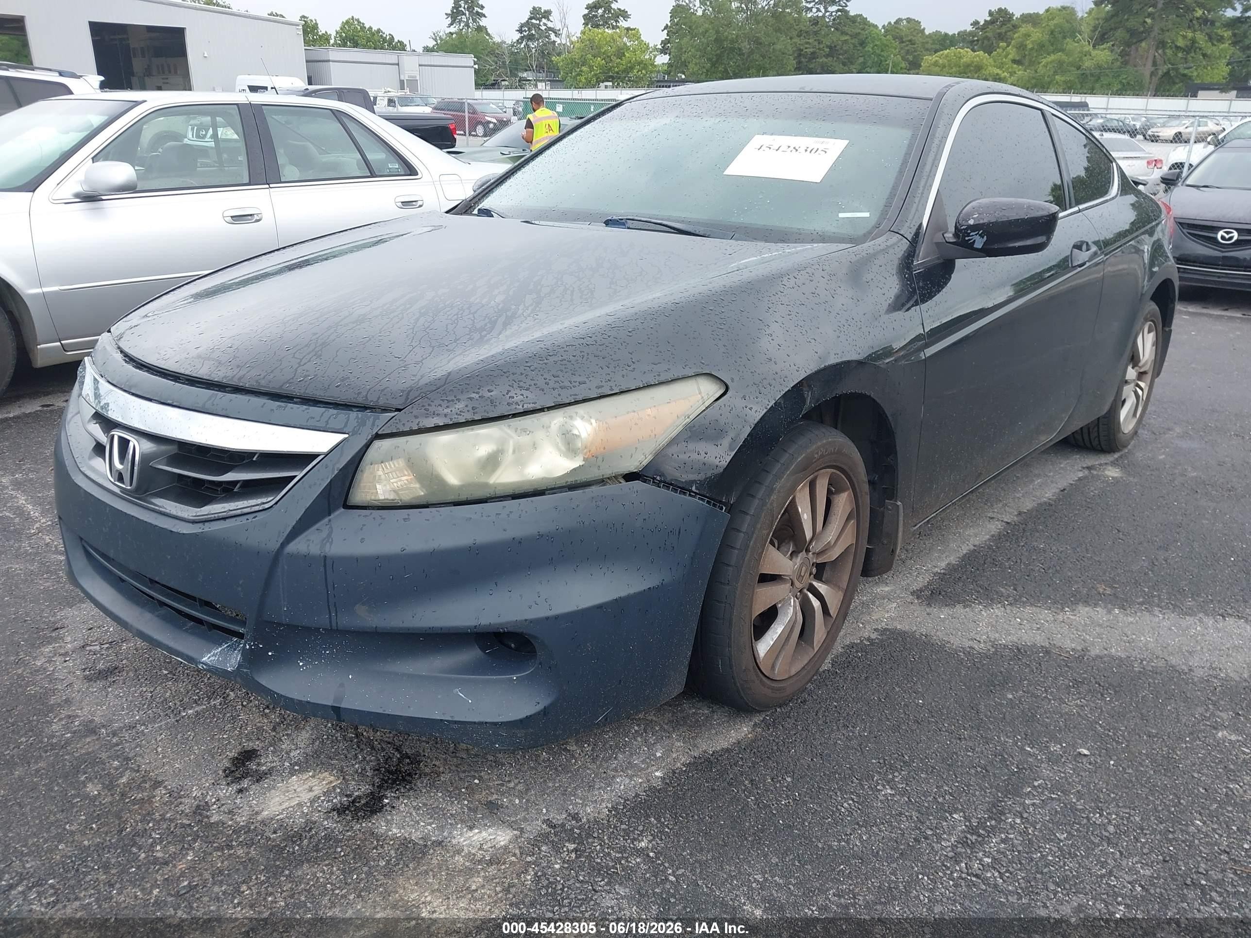 2011 Honda Accord 2.4 Lx-s Black vin: 1HGCS1B35BA011191