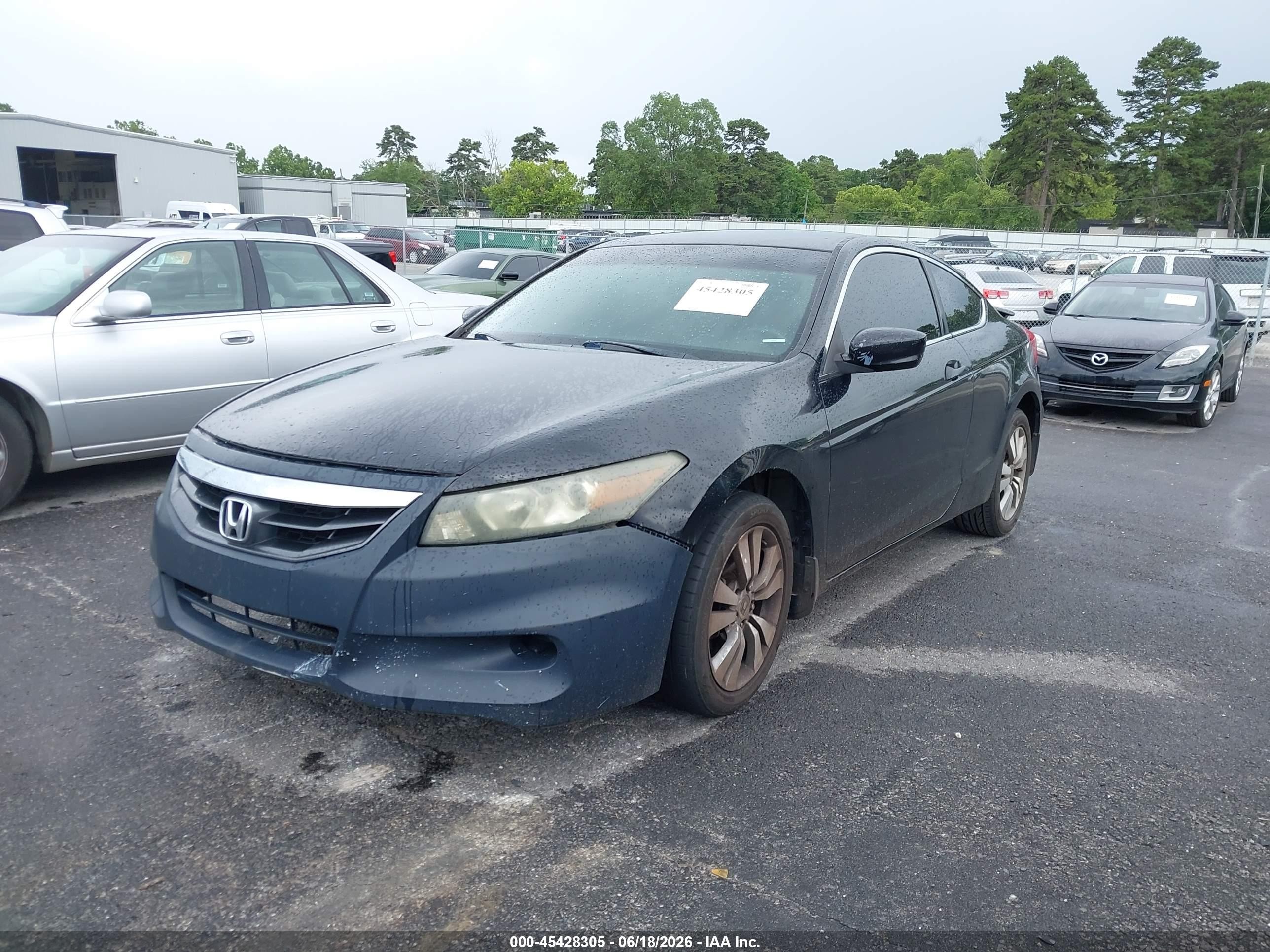 2011 Honda Accord 2.4 Lx-s Black vin: 1HGCS1B35BA011191