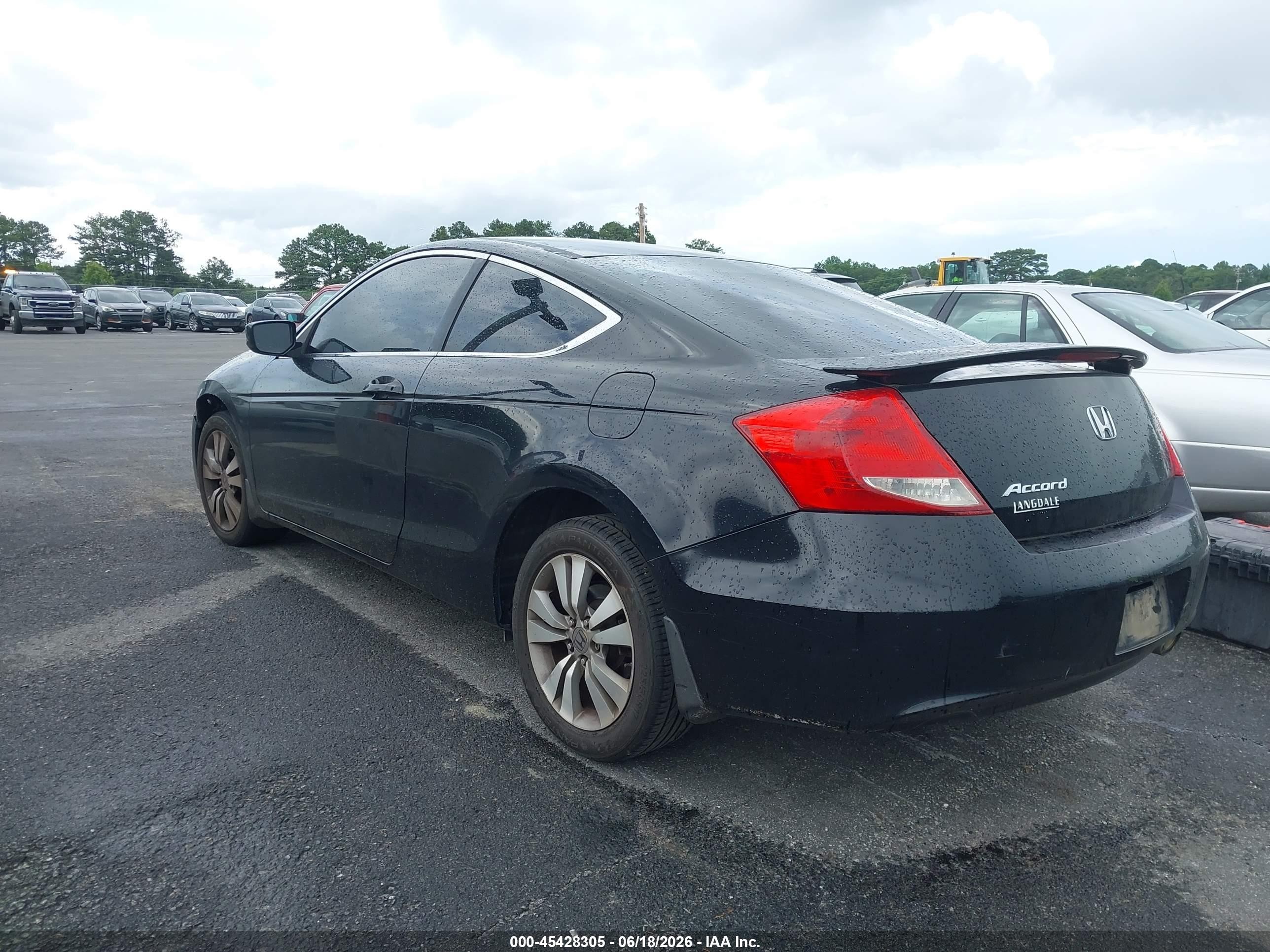 2011 Honda Accord 2.4 Lx-s Black vin: 1HGCS1B35BA011191