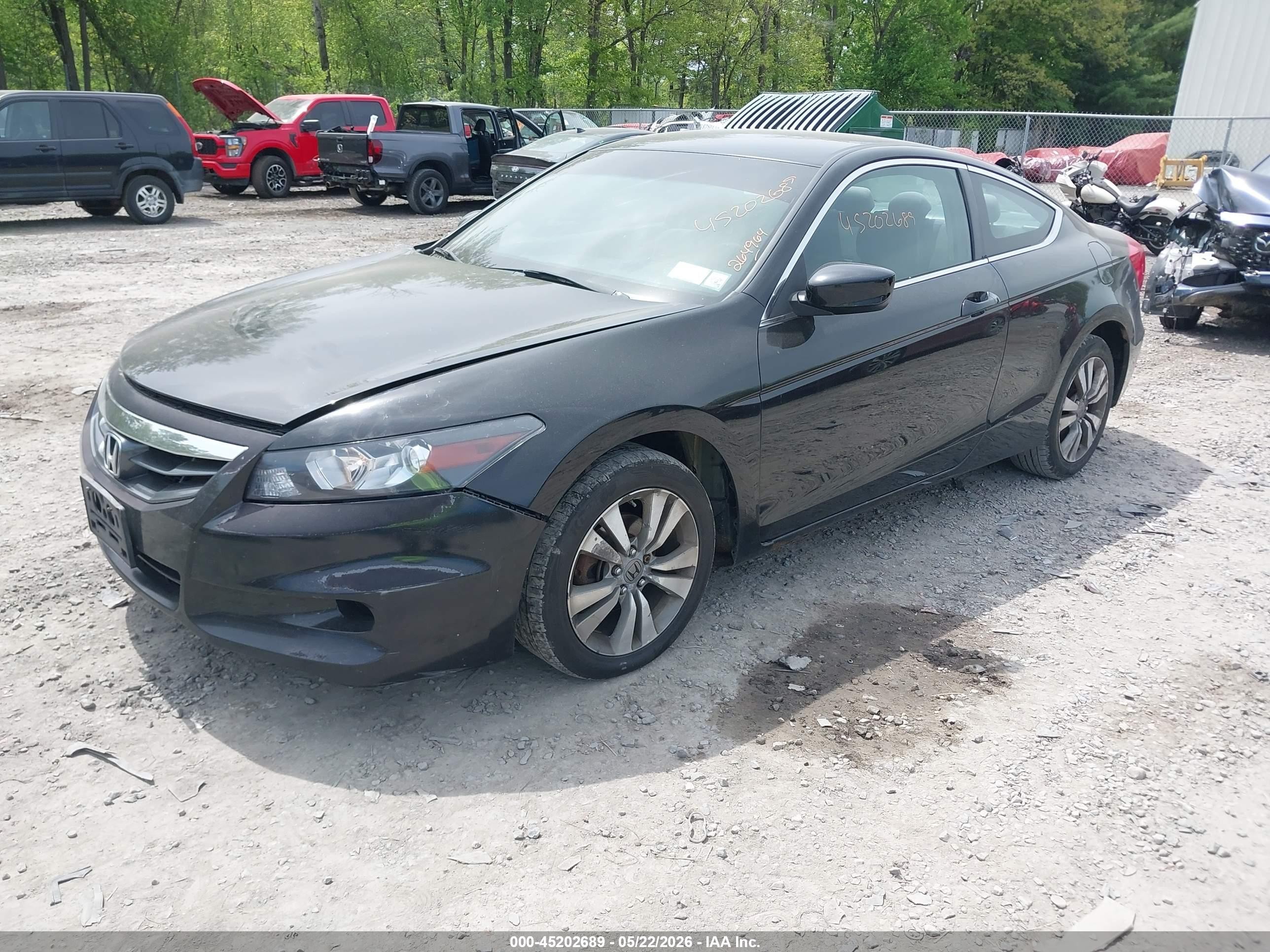 2012 Honda Accord 2.4 Lx-s Black vin: 1HGCS1B35CA002976