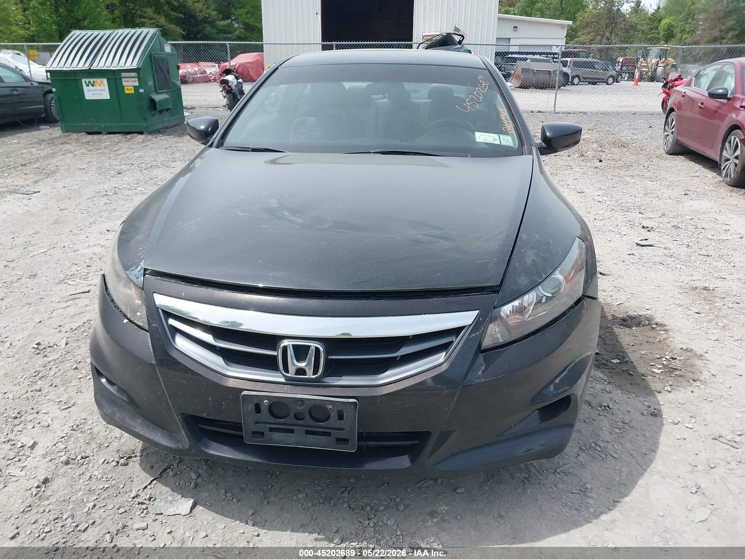 2012 Honda Accord 2.4 Lx-s Black vin: 1HGCS1B35CA002976