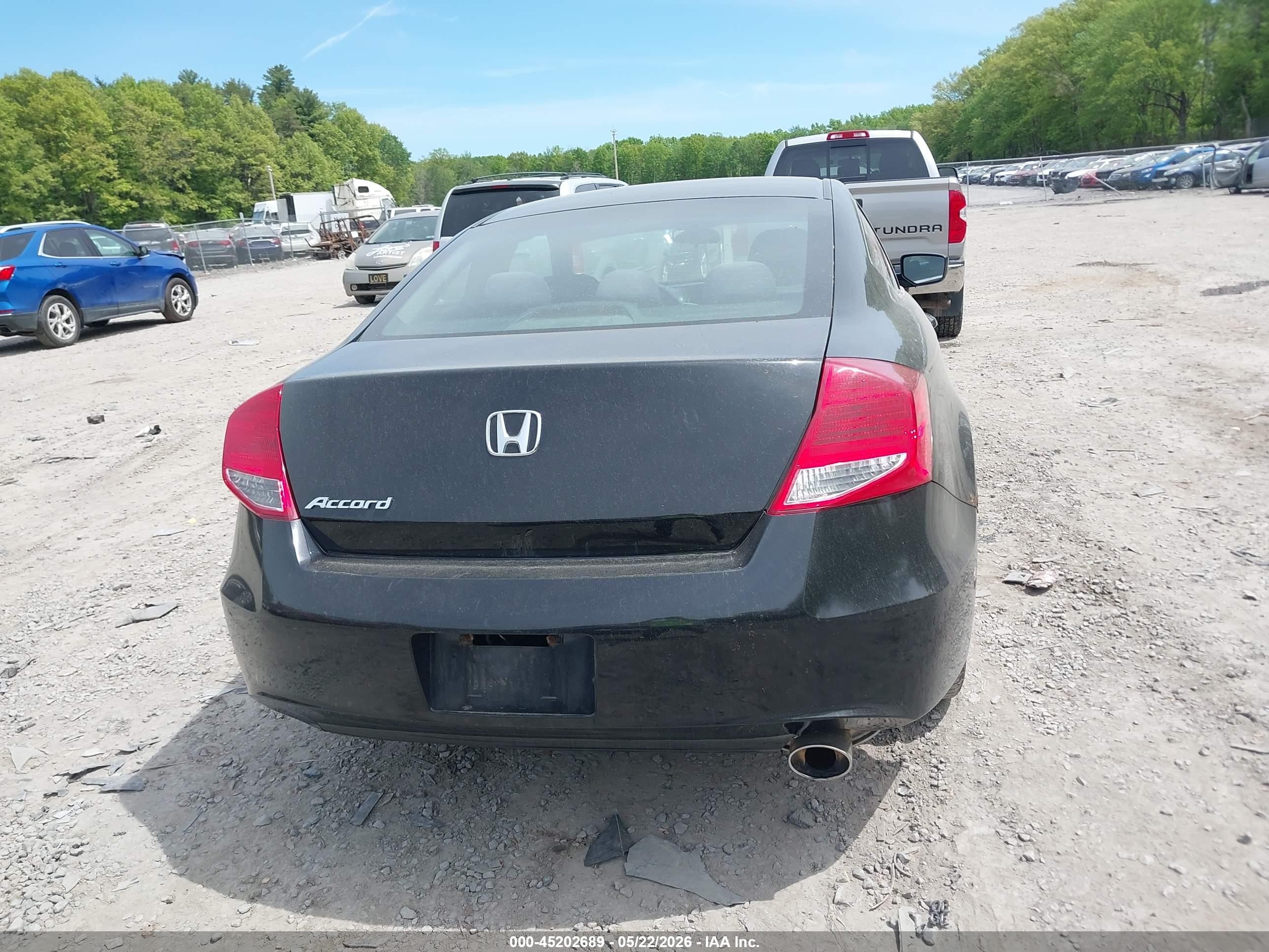 2012 Honda Accord 2.4 Lx-s Black vin: 1HGCS1B35CA002976
