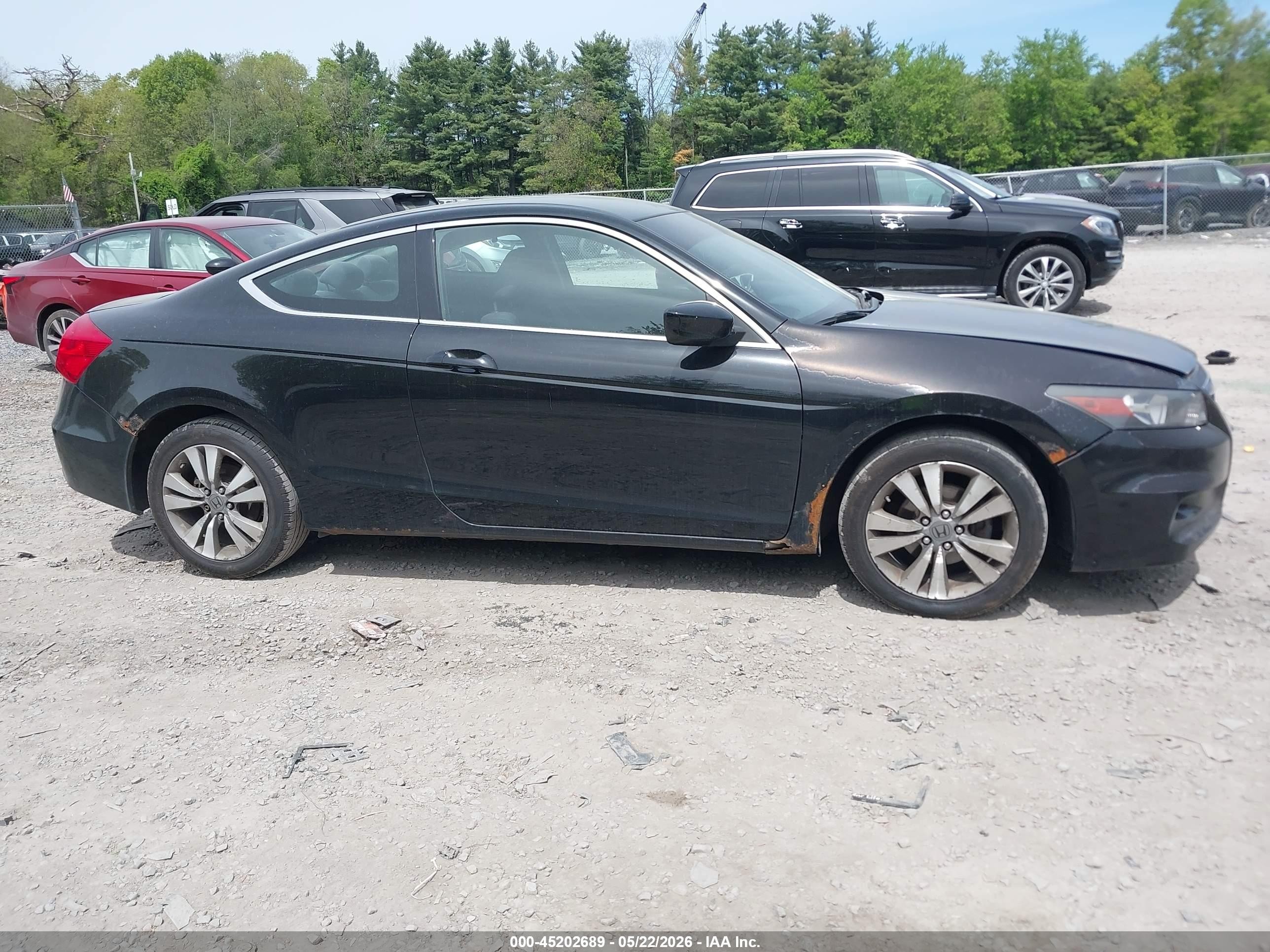 2012 Honda Accord 2.4 Lx-s Black vin: 1HGCS1B35CA002976