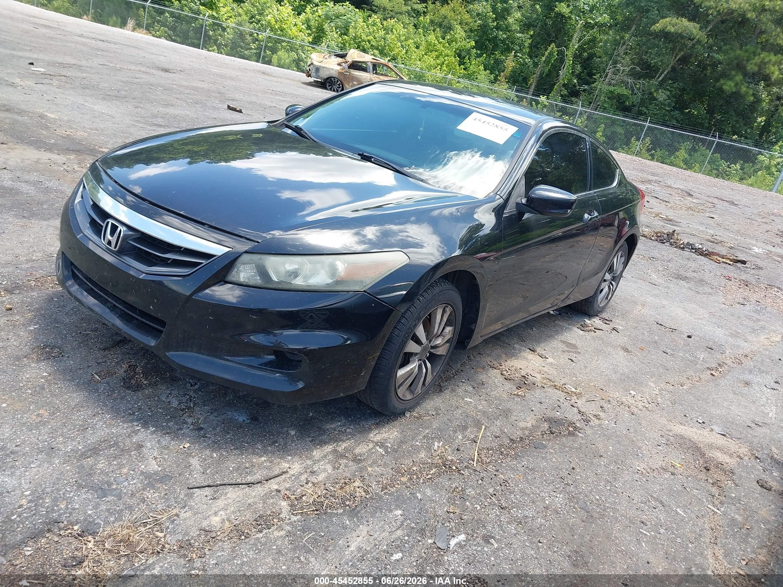 2012 Honda Accord 2.4 Lx-s Black vin: 1HGCS1B35CA017266