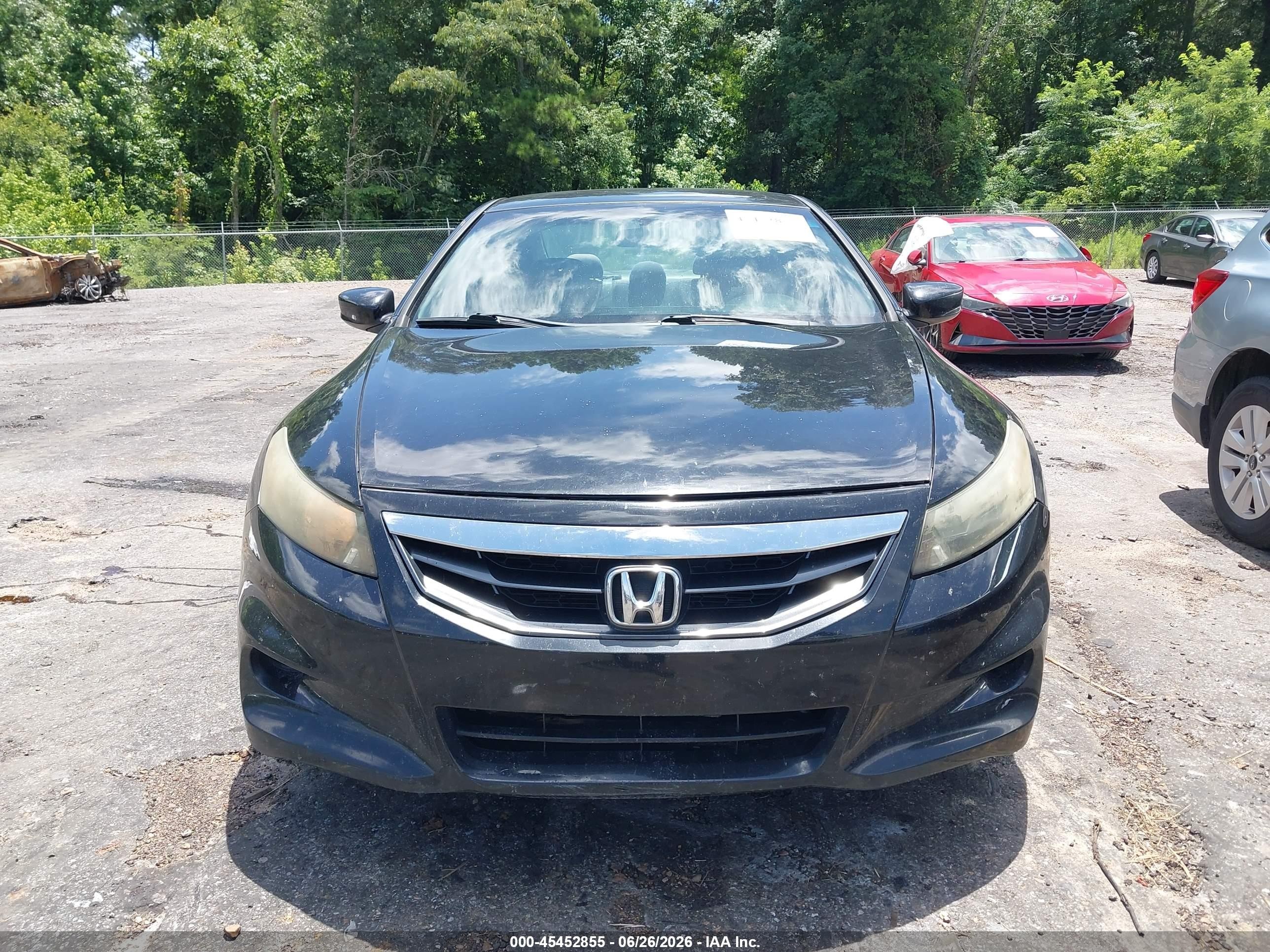 2012 Honda Accord 2.4 Lx-s Black vin: 1HGCS1B35CA017266