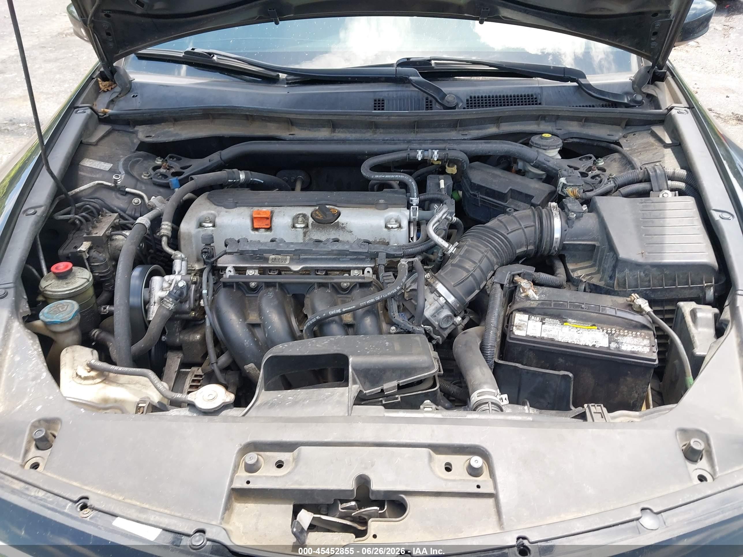2012 Honda Accord 2.4 Lx-s Black vin: 1HGCS1B35CA017266