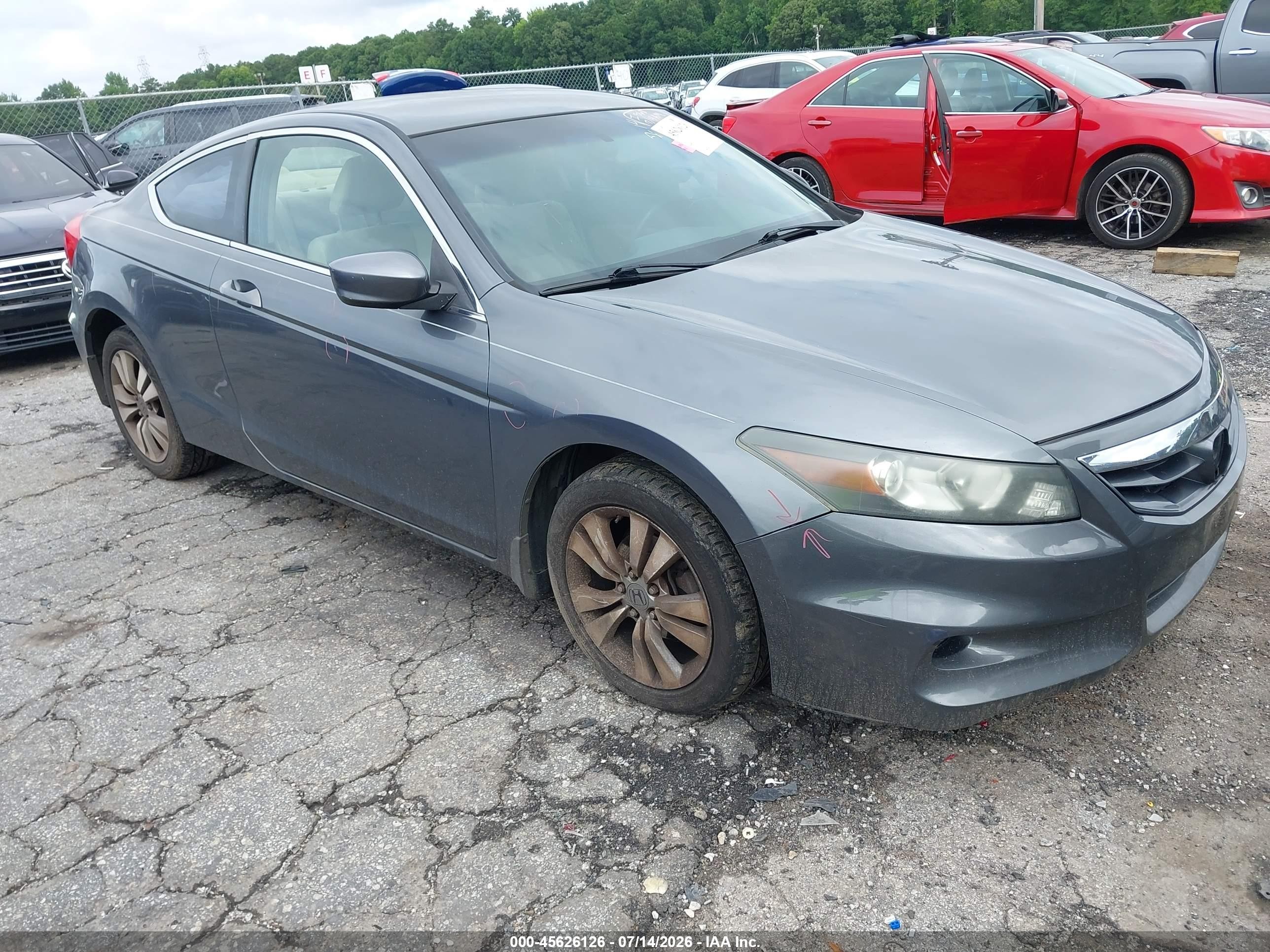 2012 Honda Accord 2.4 Lx-s Серый vin: 1HGCS1B35CA023035