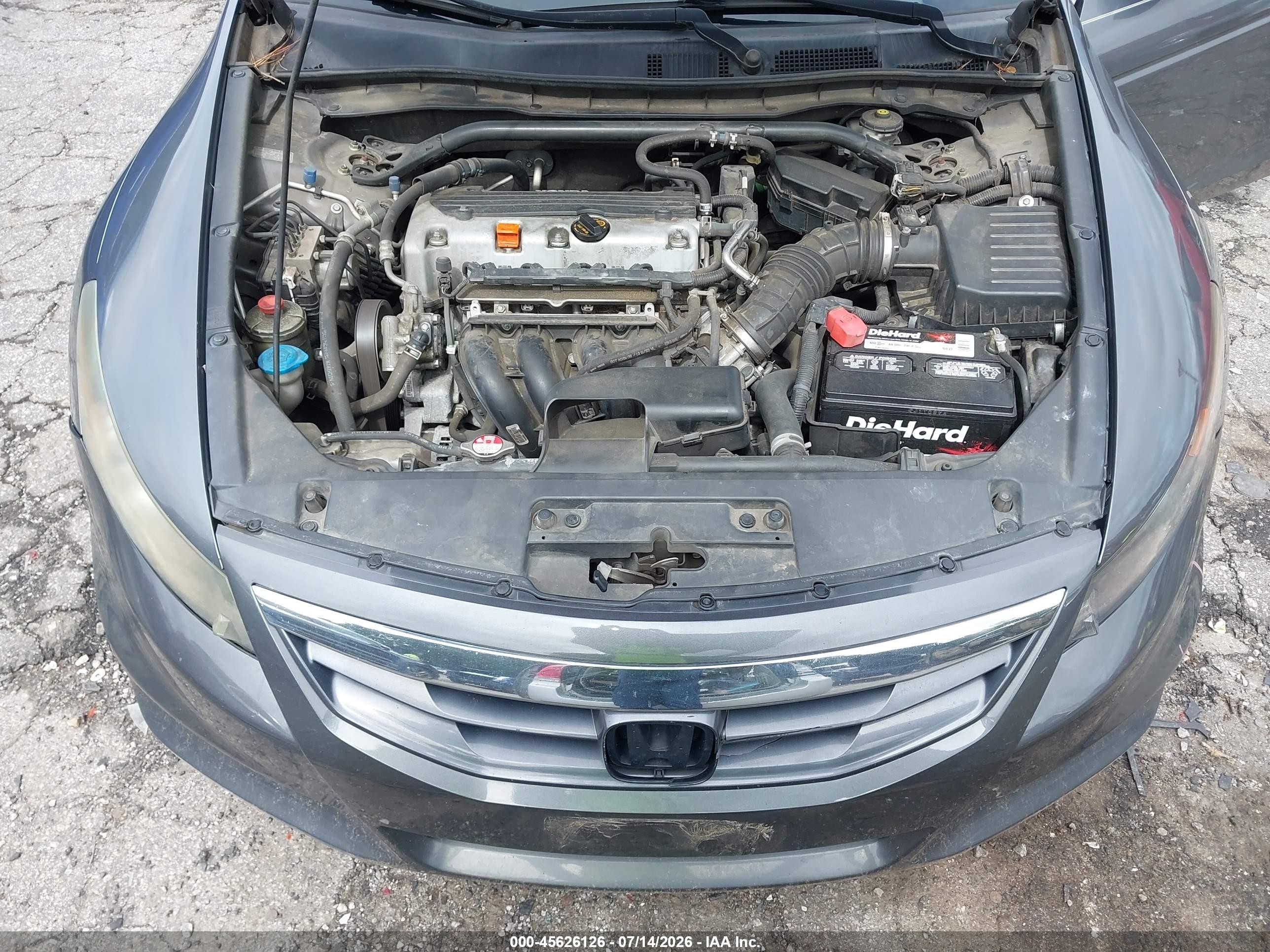 2012 Honda Accord 2.4 Lx-s Серый vin: 1HGCS1B35CA023035