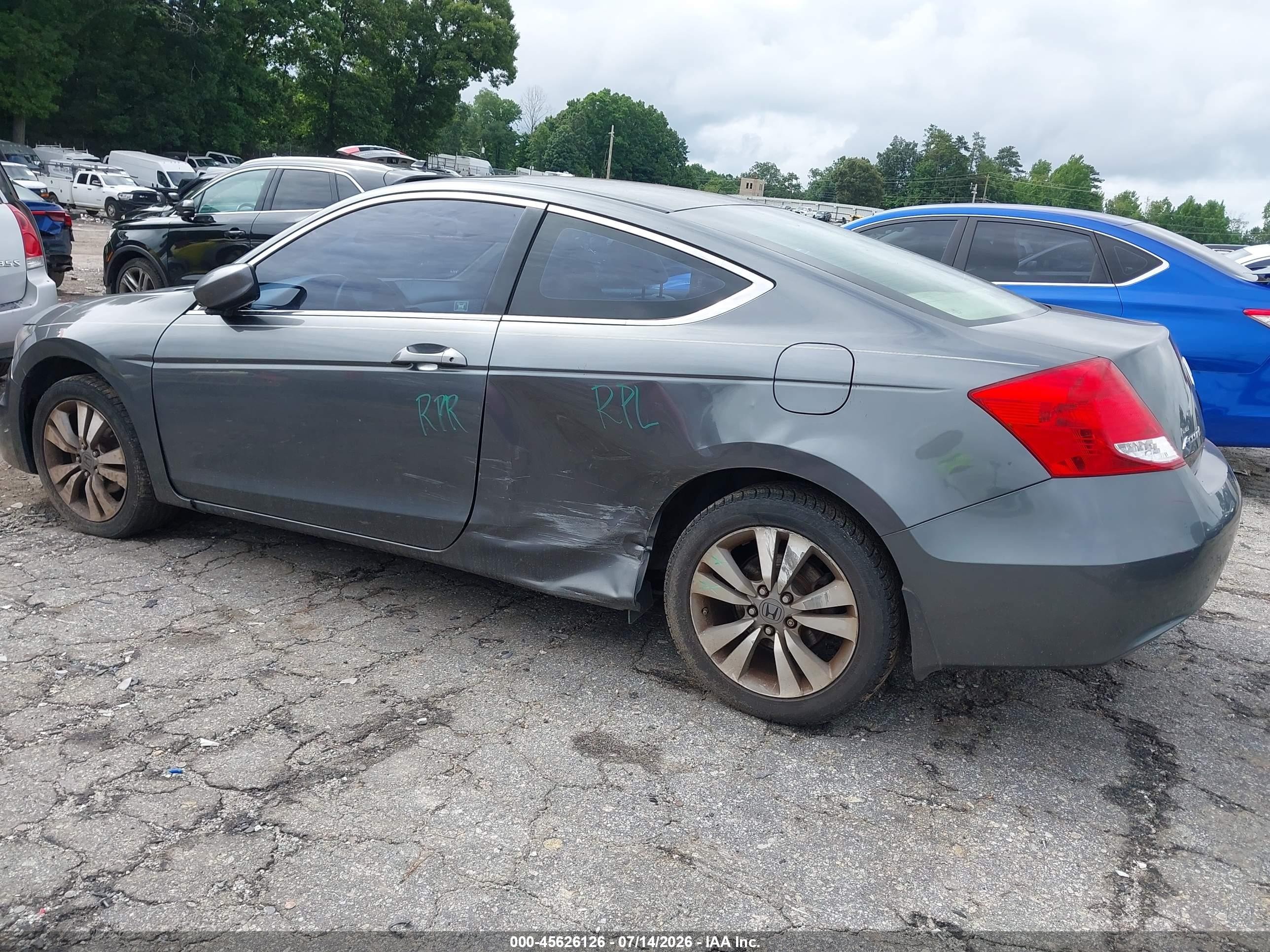 2012 Honda Accord 2.4 Lx-s Серый vin: 1HGCS1B35CA023035