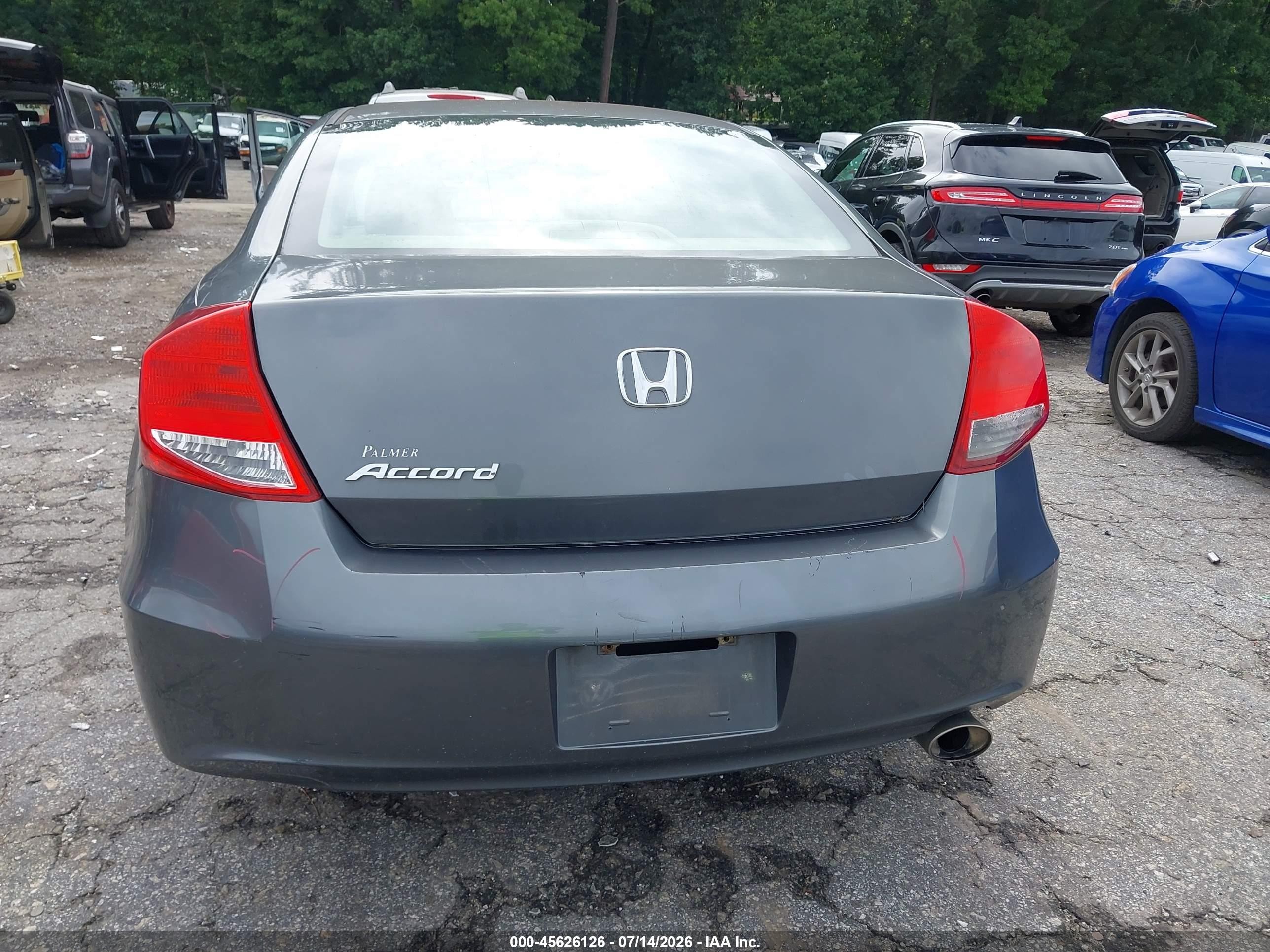 2012 Honda Accord 2.4 Lx-s Серый vin: 1HGCS1B35CA023035