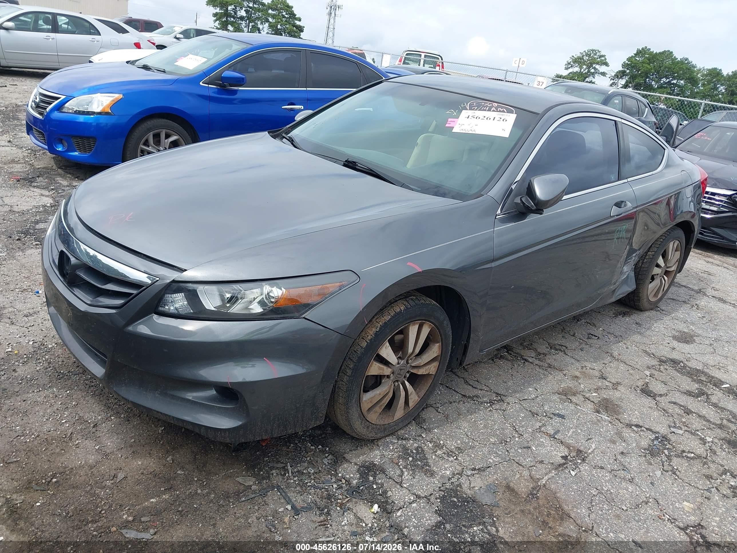 2012 Honda Accord 2.4 Lx-s Серый vin: 1HGCS1B35CA023035