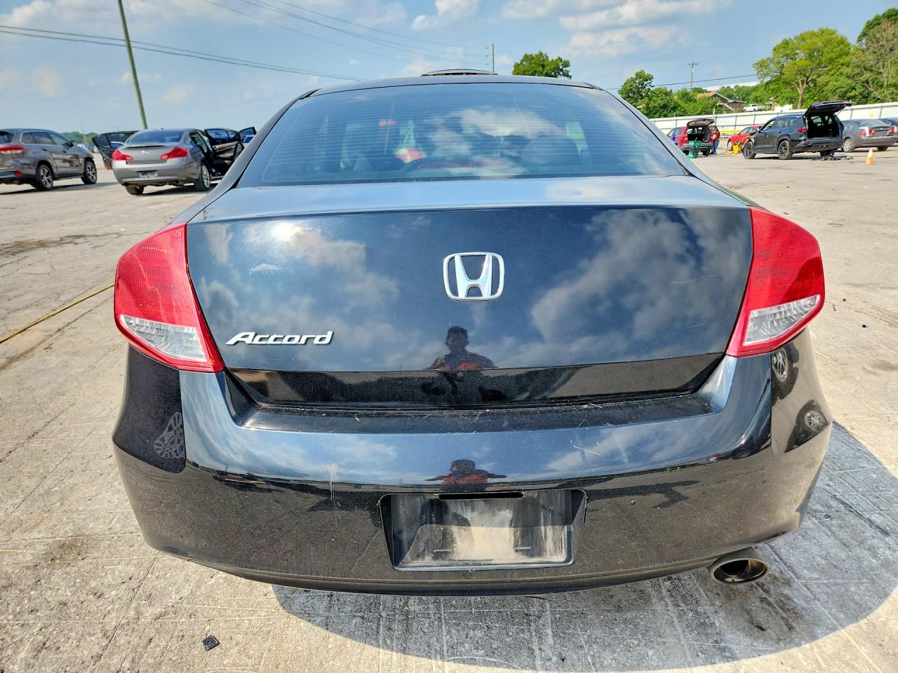 2012 Honda Accord Lx Black vin: 1HGCS1B35CA023875