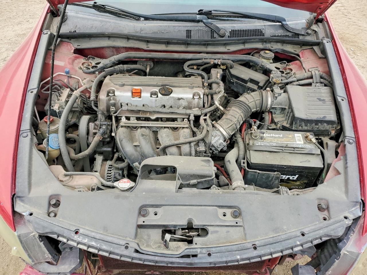 2011 Honda Accord Lx-s Red vin: 1HGCS1B36BA011488