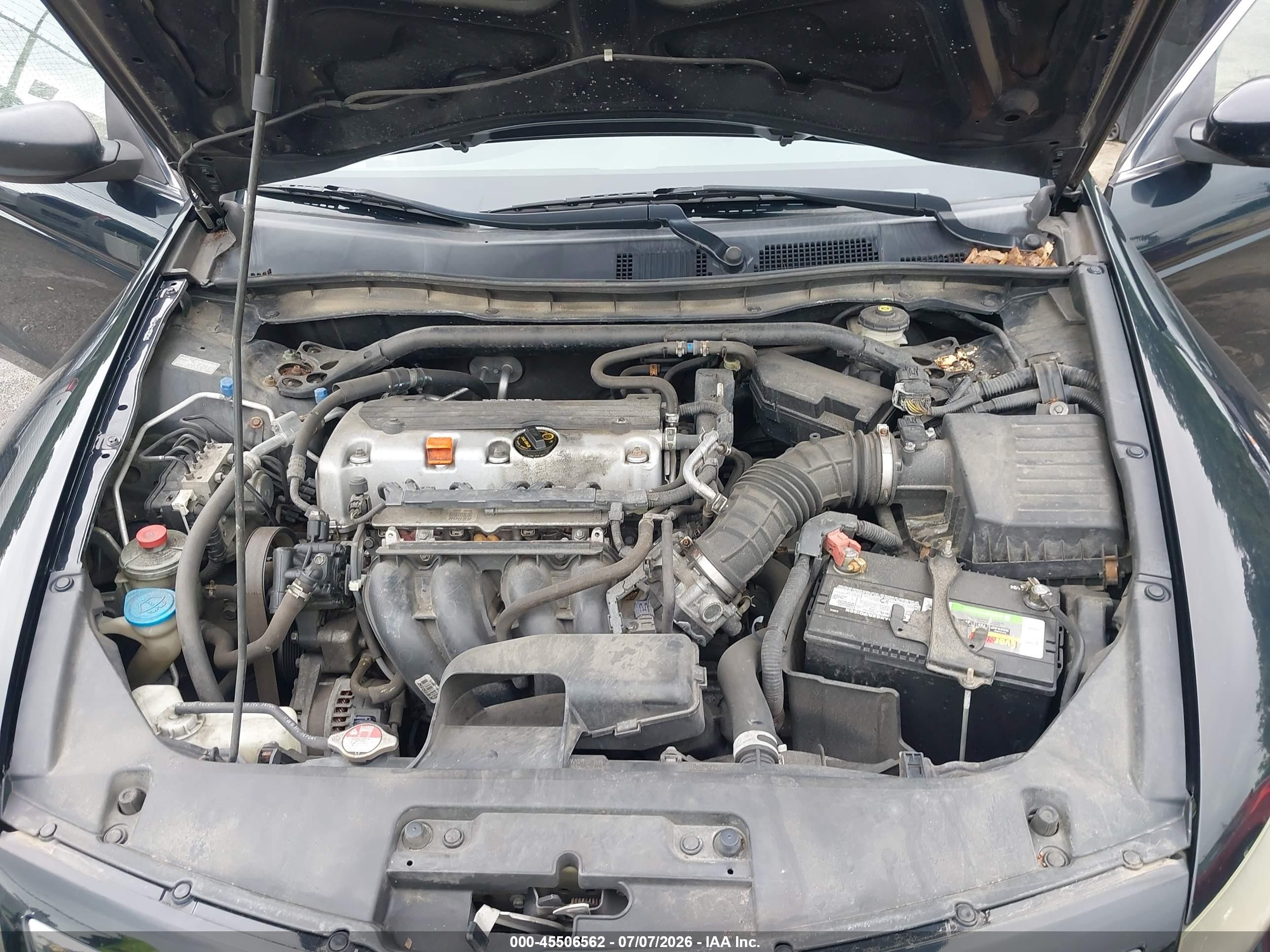 2011 Honda Accord 2.4 Lx-s Черный vin: 1HGCS1B36BA011703