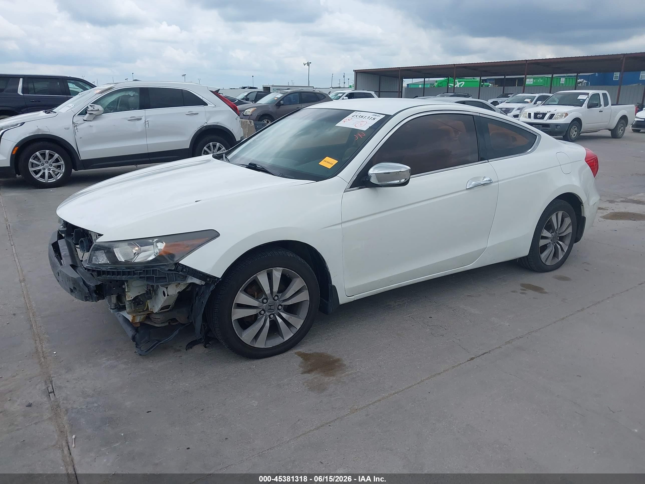 2011 Honda Accord 2.4 Lx-s White vin: 1HGCS1B36BA013869