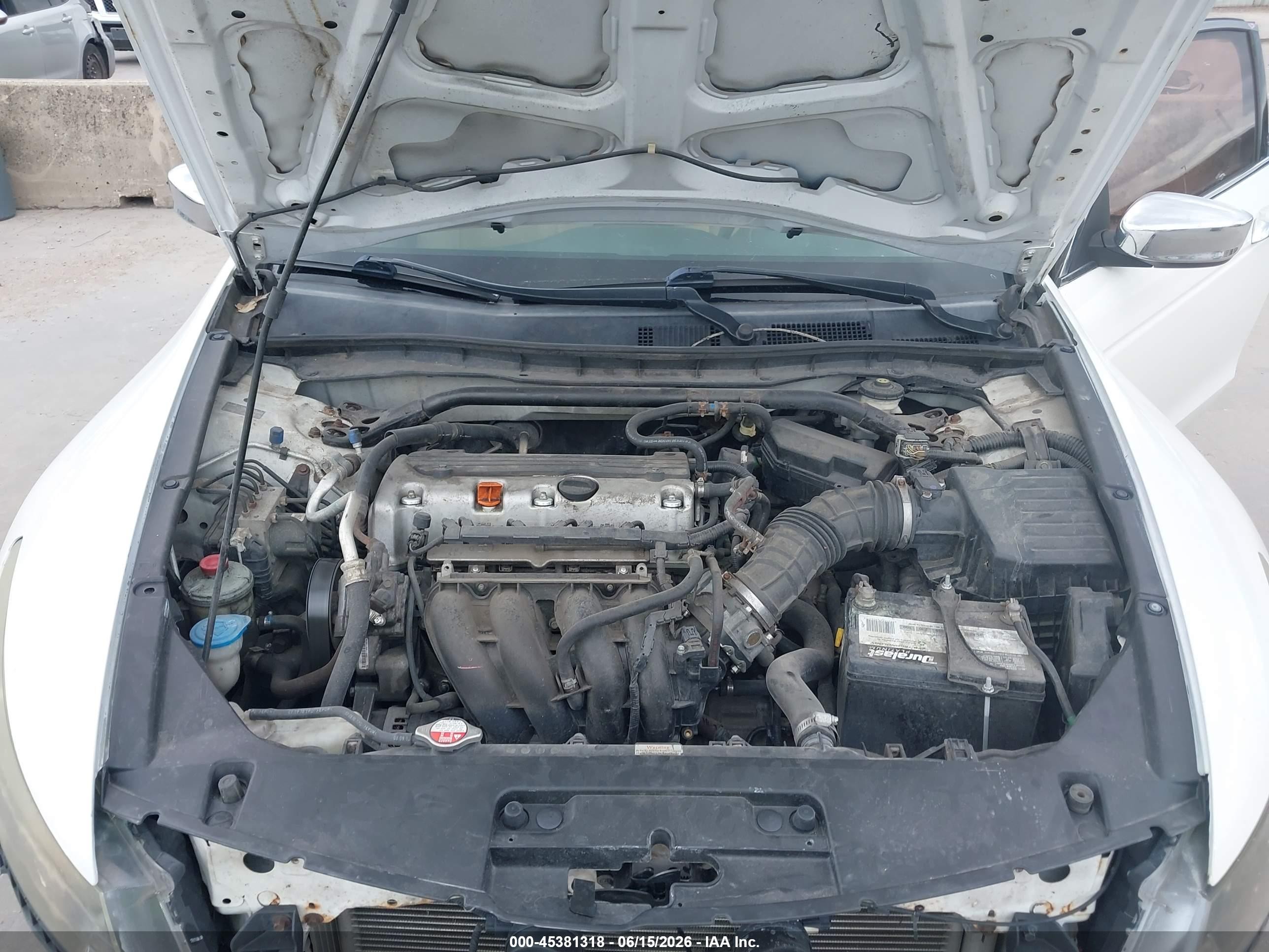 2011 Honda Accord 2.4 Lx-s White vin: 1HGCS1B36BA013869