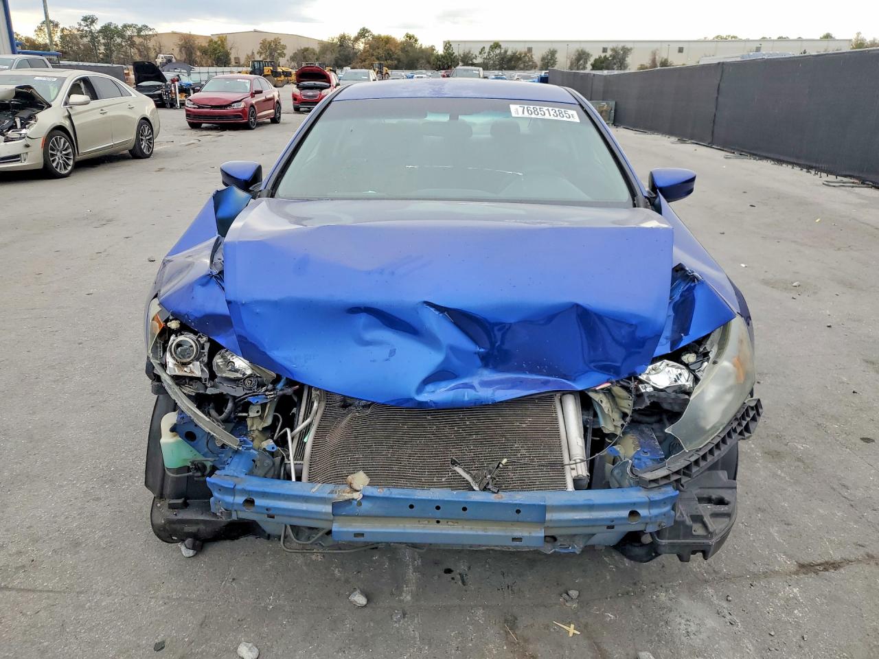 2011 Honda Accord Lx-s Blue vin: 1HGCS1B36BA015234