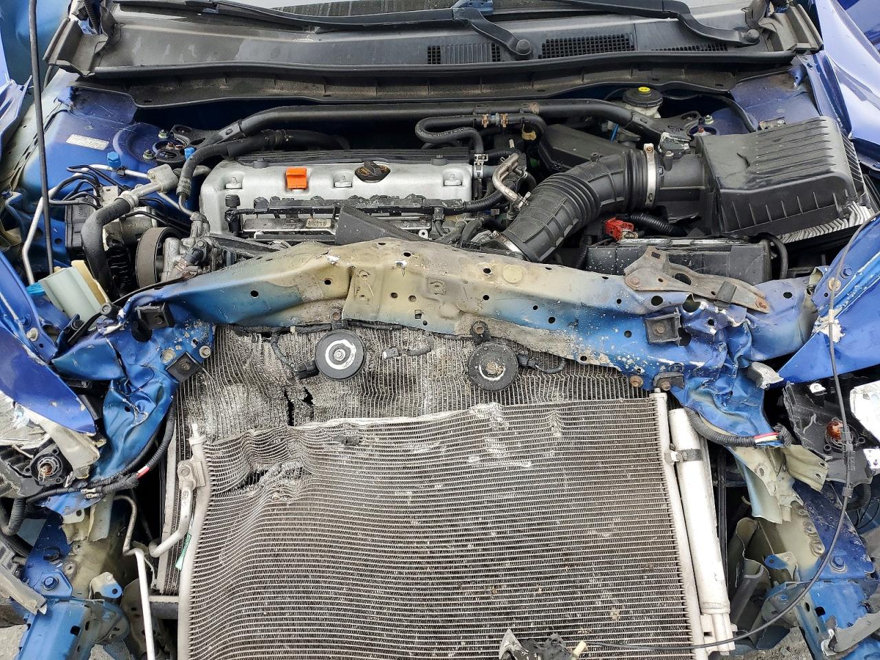 2011 Honda Accord Lx-s Blue vin: 1HGCS1B36BA015234