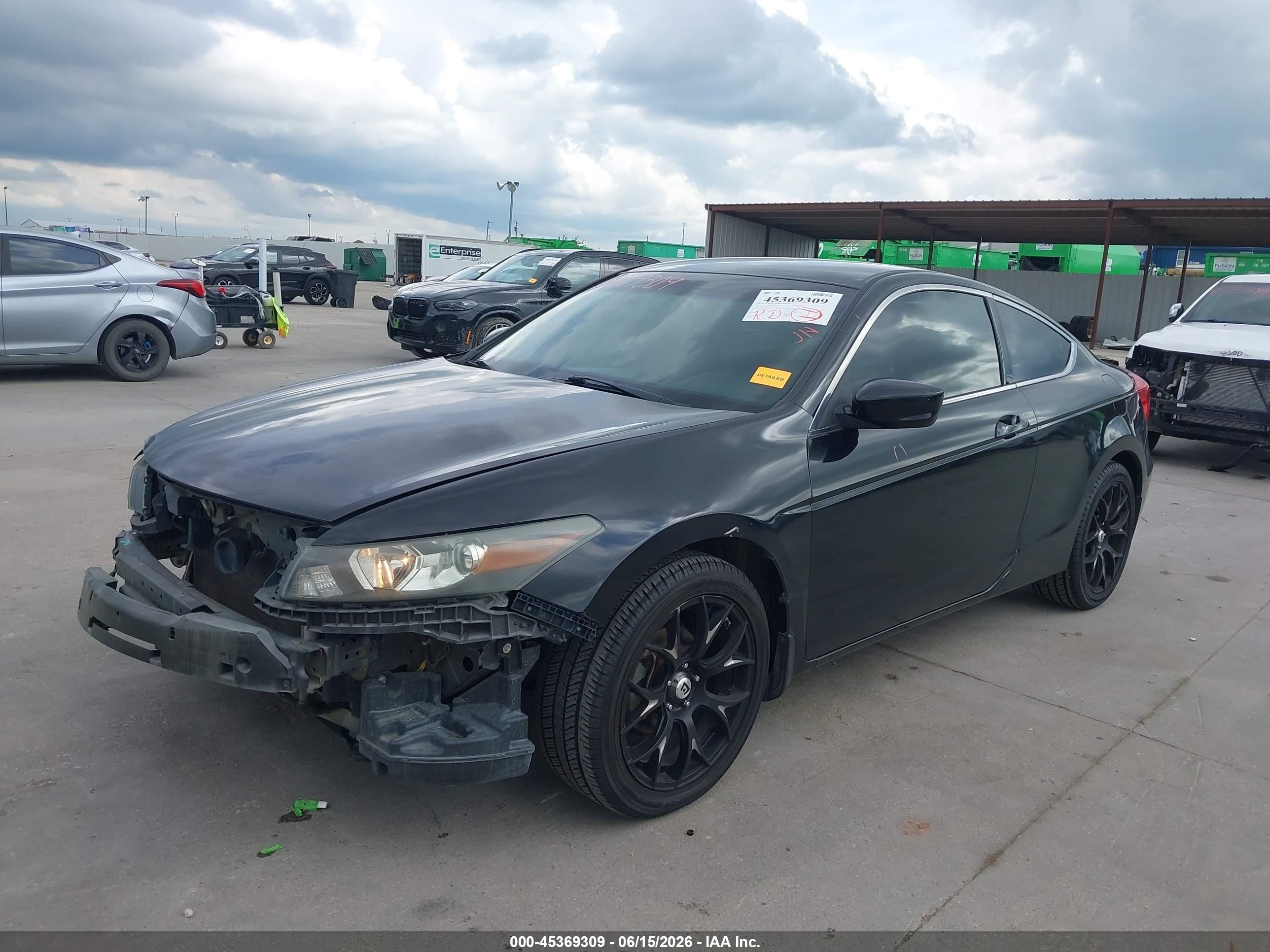 2012 Honda Accord 2.4 Lx-s Black vin: 1HGCS1B36CA010262