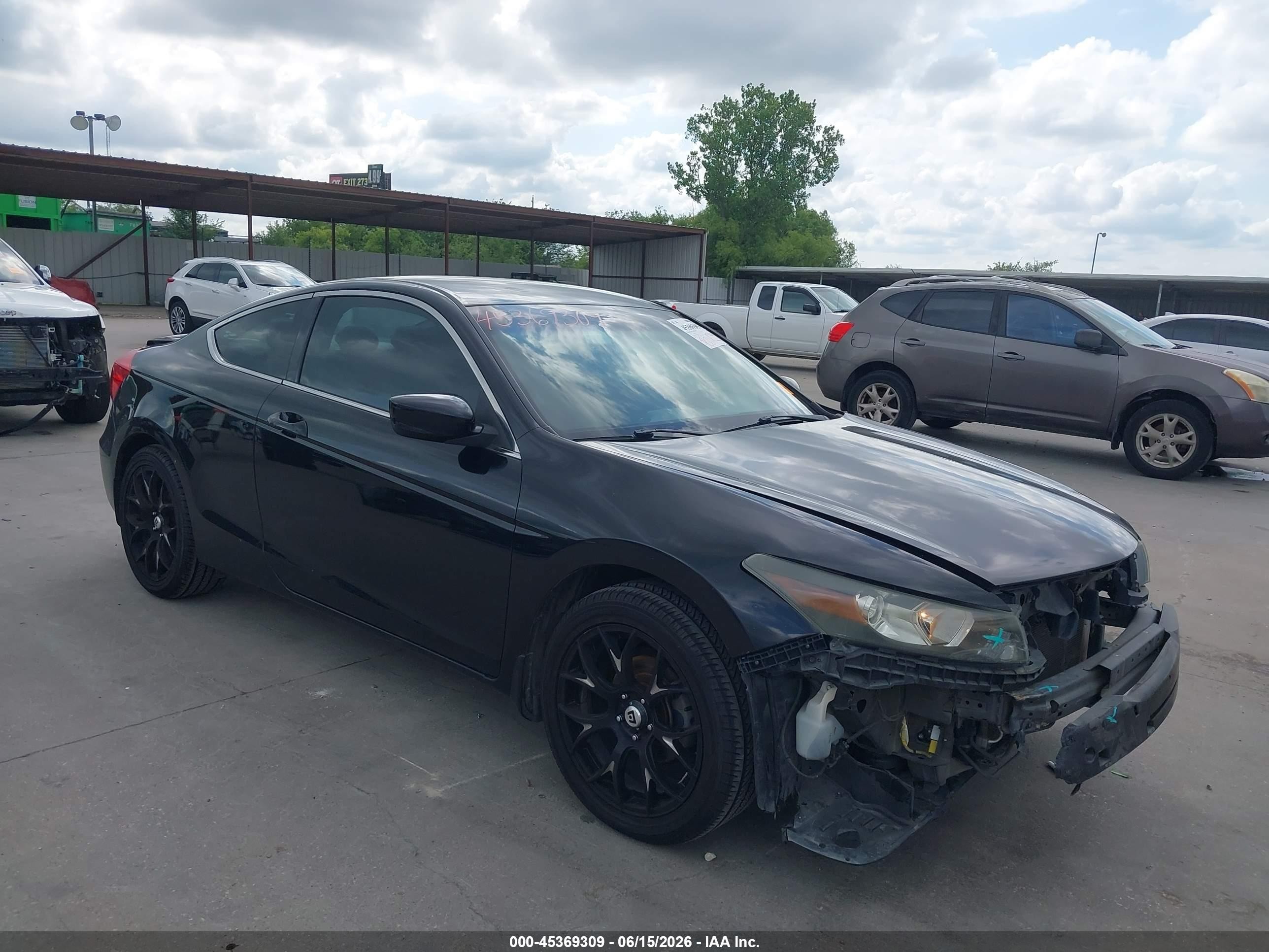2012 Honda Accord 2.4 Lx-s Black vin: 1HGCS1B36CA010262
