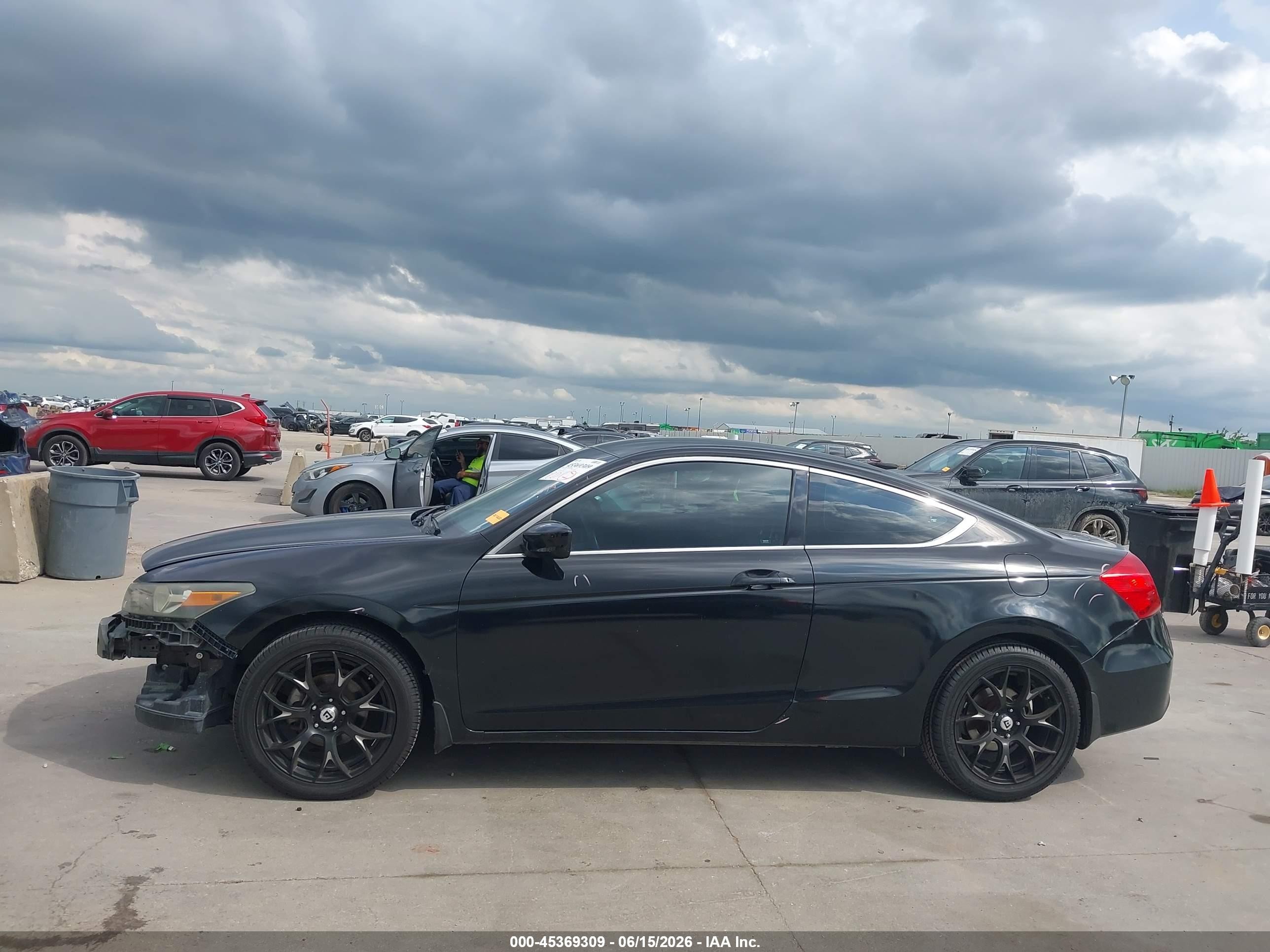 2012 Honda Accord 2.4 Lx-s Black vin: 1HGCS1B36CA010262