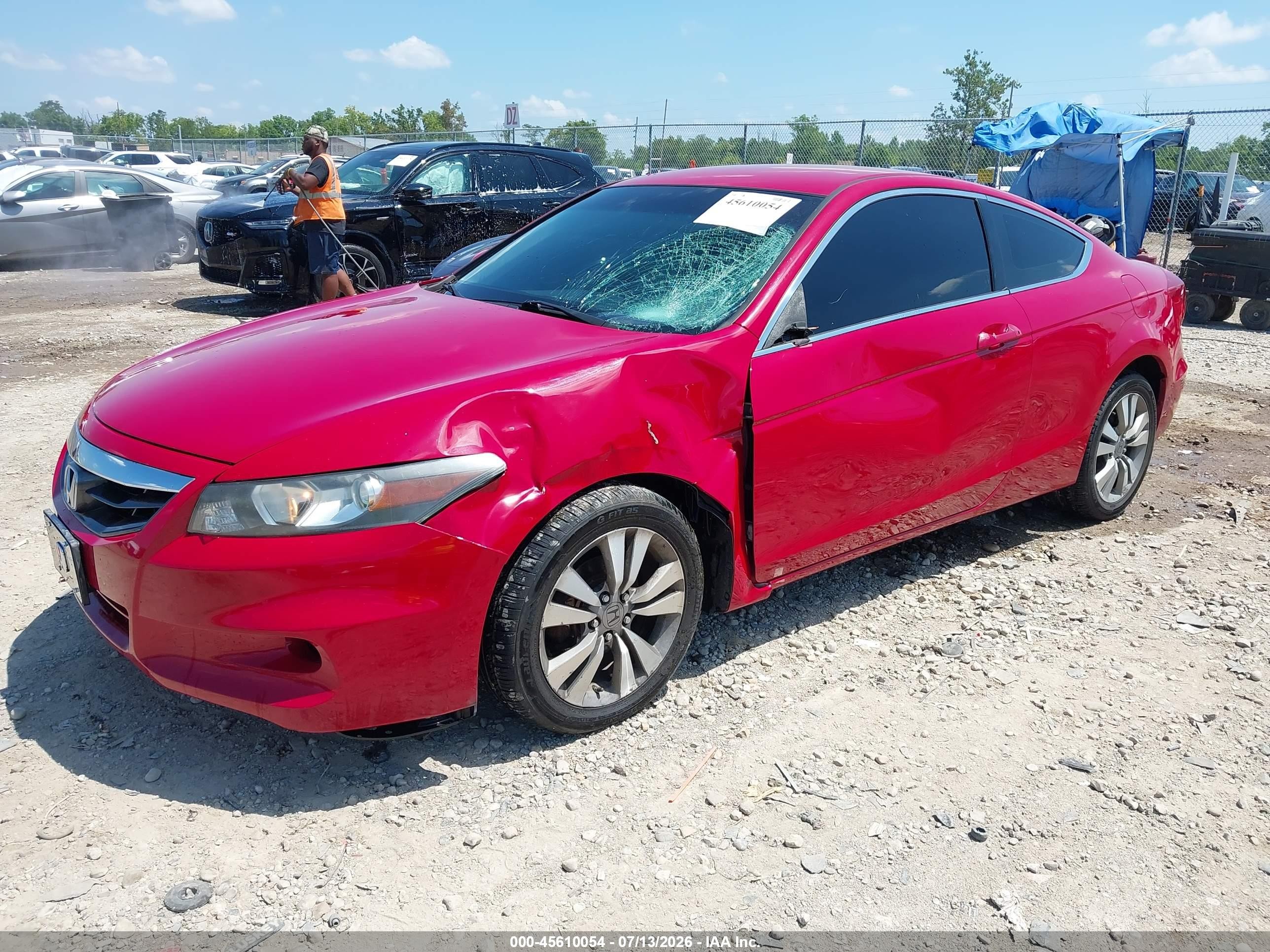 2012 Honda Accord 2.4 Lx-s Красный vin: 1HGCS1B36CA013100
