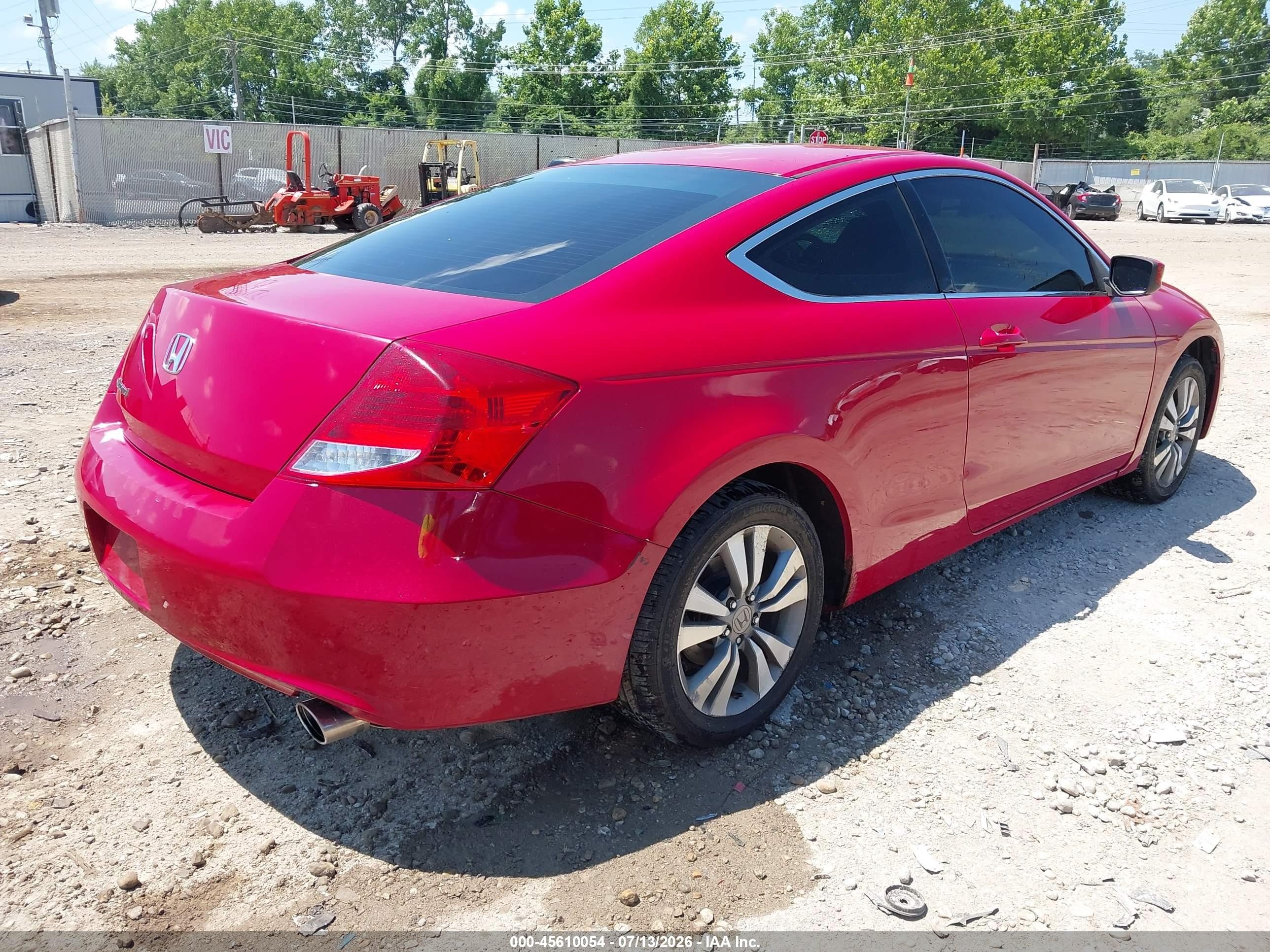 2012 Honda Accord 2.4 Lx-s Красный vin: 1HGCS1B36CA013100