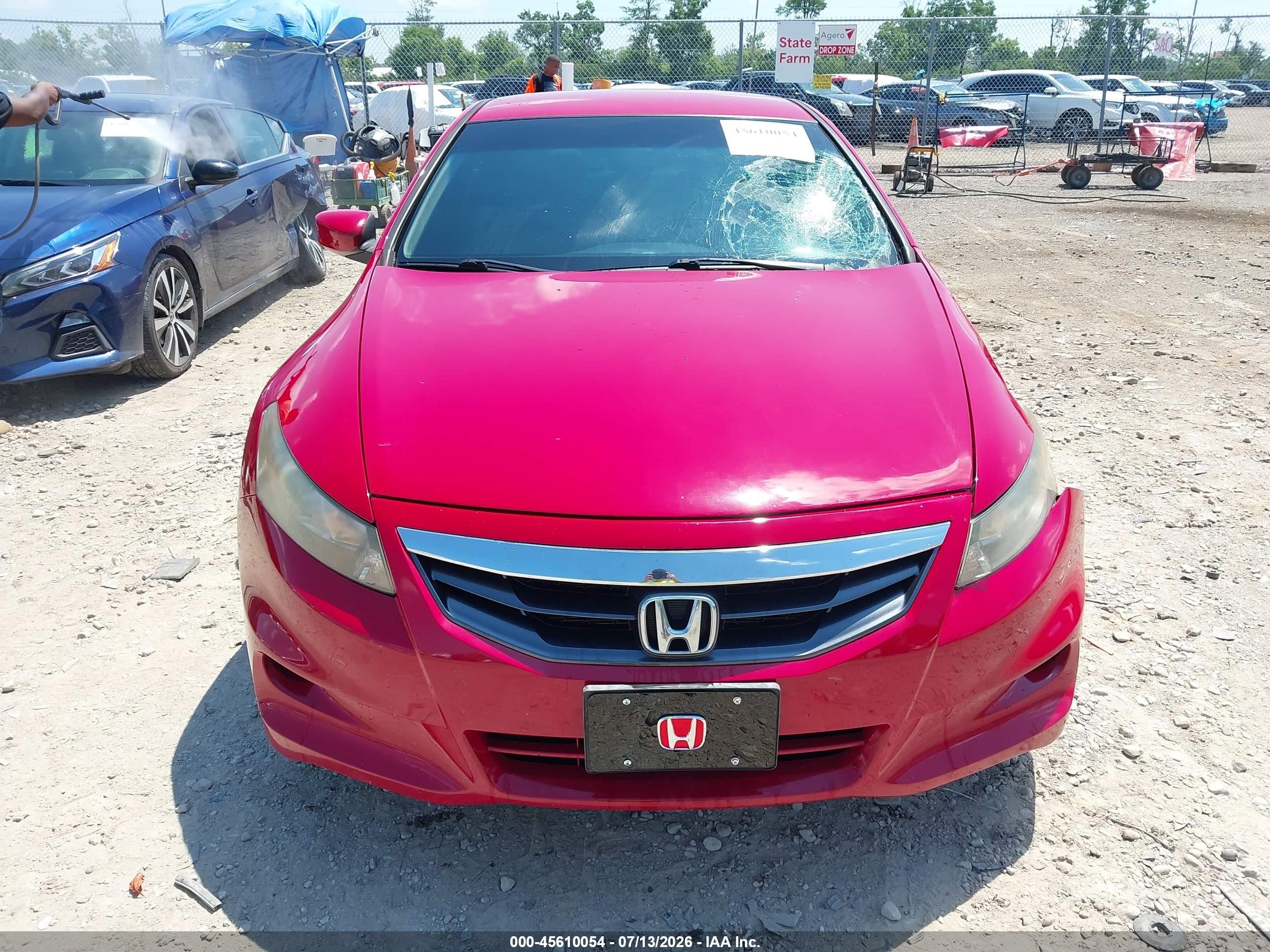 2012 Honda Accord 2.4 Lx-s Красный vin: 1HGCS1B36CA013100