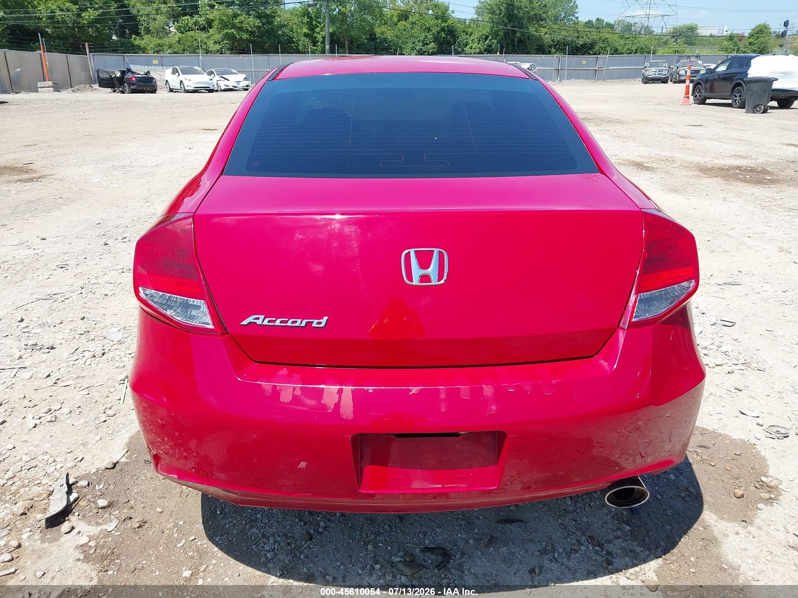 2012 Honda Accord 2.4 Lx-s Красный vin: 1HGCS1B36CA013100