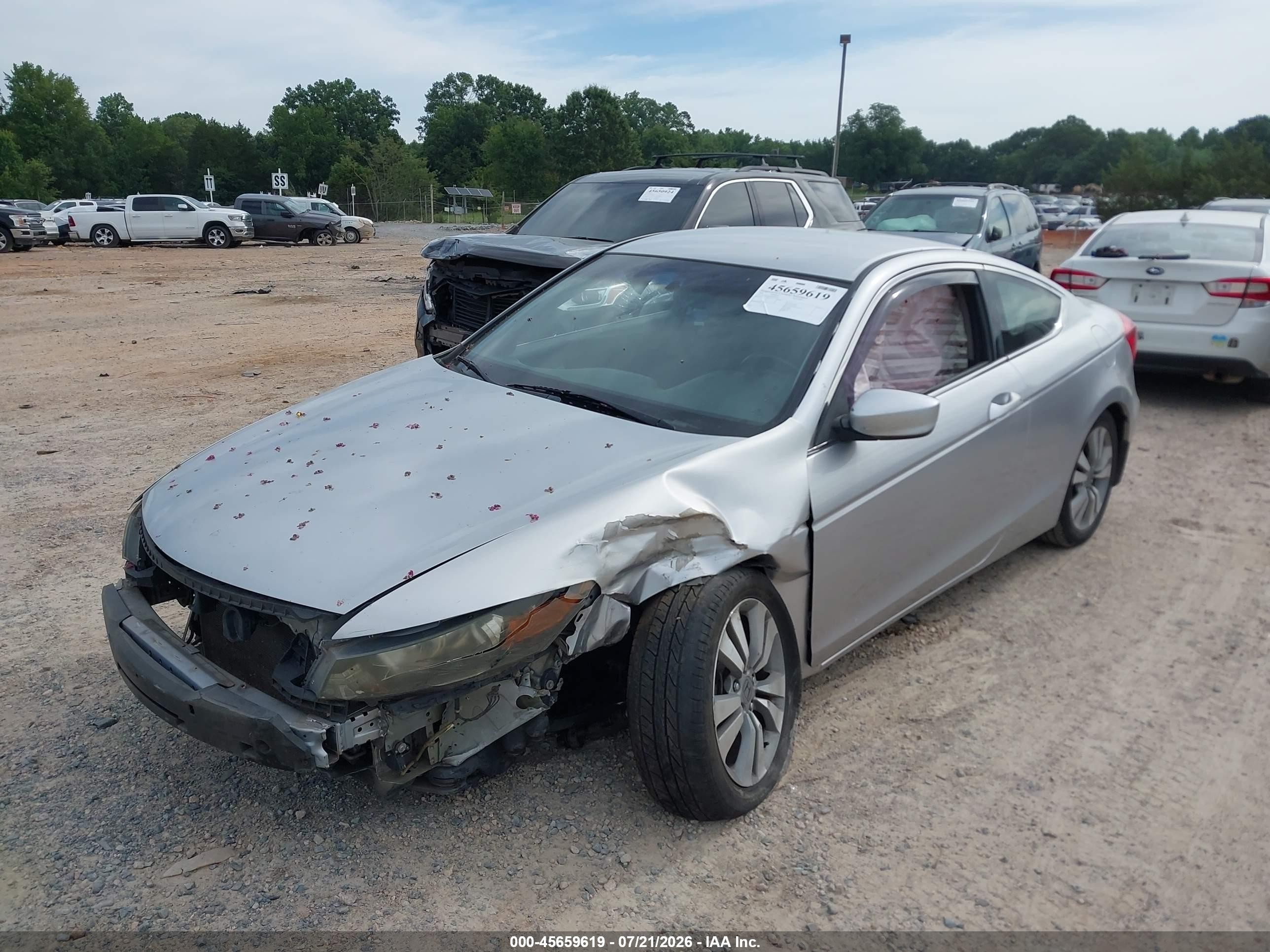 2011 Honda Accord 2.4 Lx-s Silver vin: 1HGCS1B37BA004114