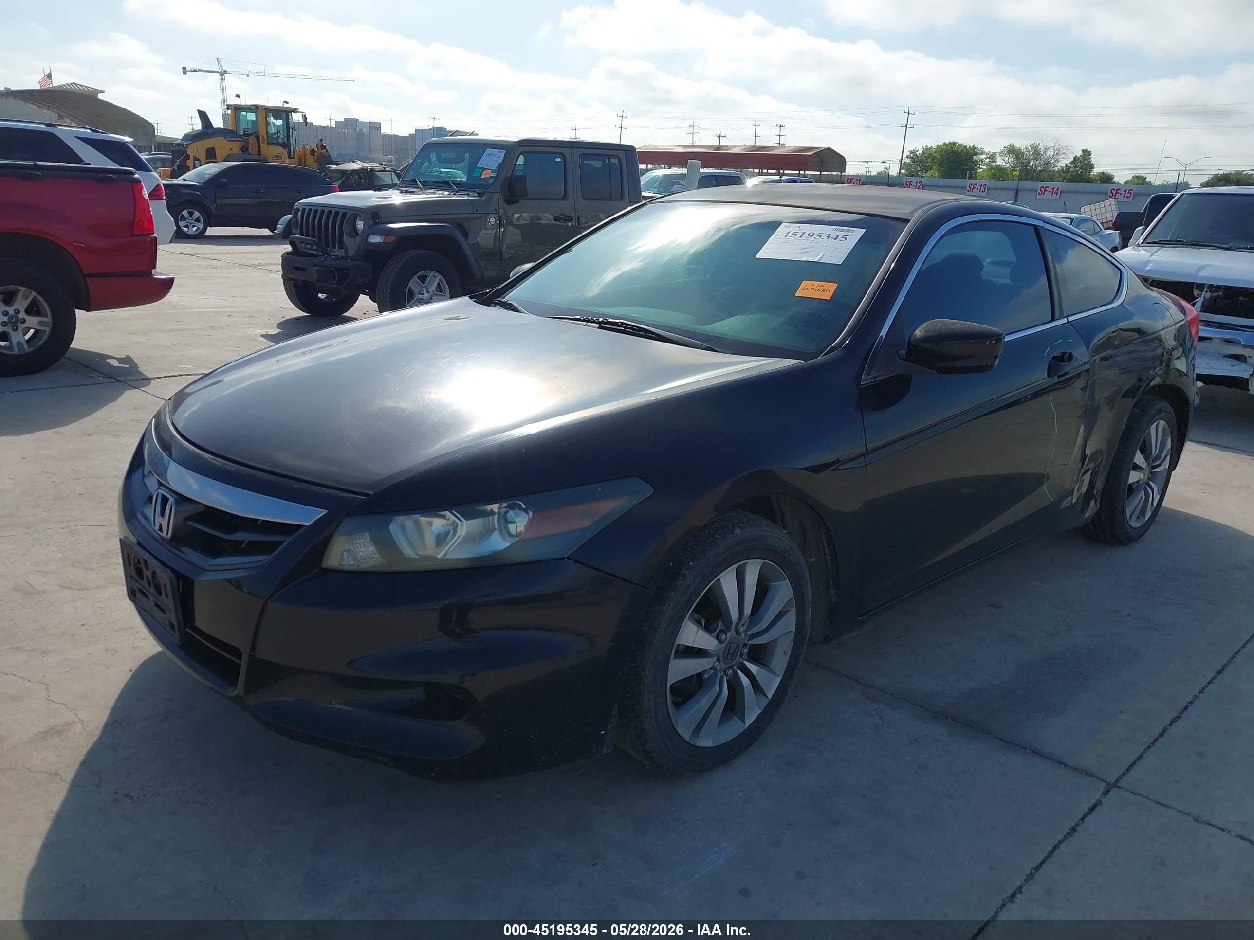 2011 Honda Accord 2.4 Lx-s Black vin: 1HGCS1B37BA008387