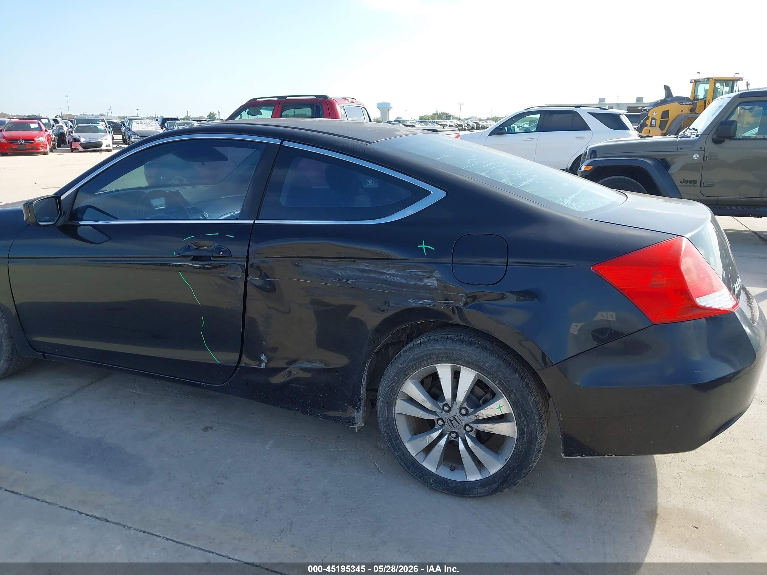2011 Honda Accord 2.4 Lx-s Black vin: 1HGCS1B37BA008387
