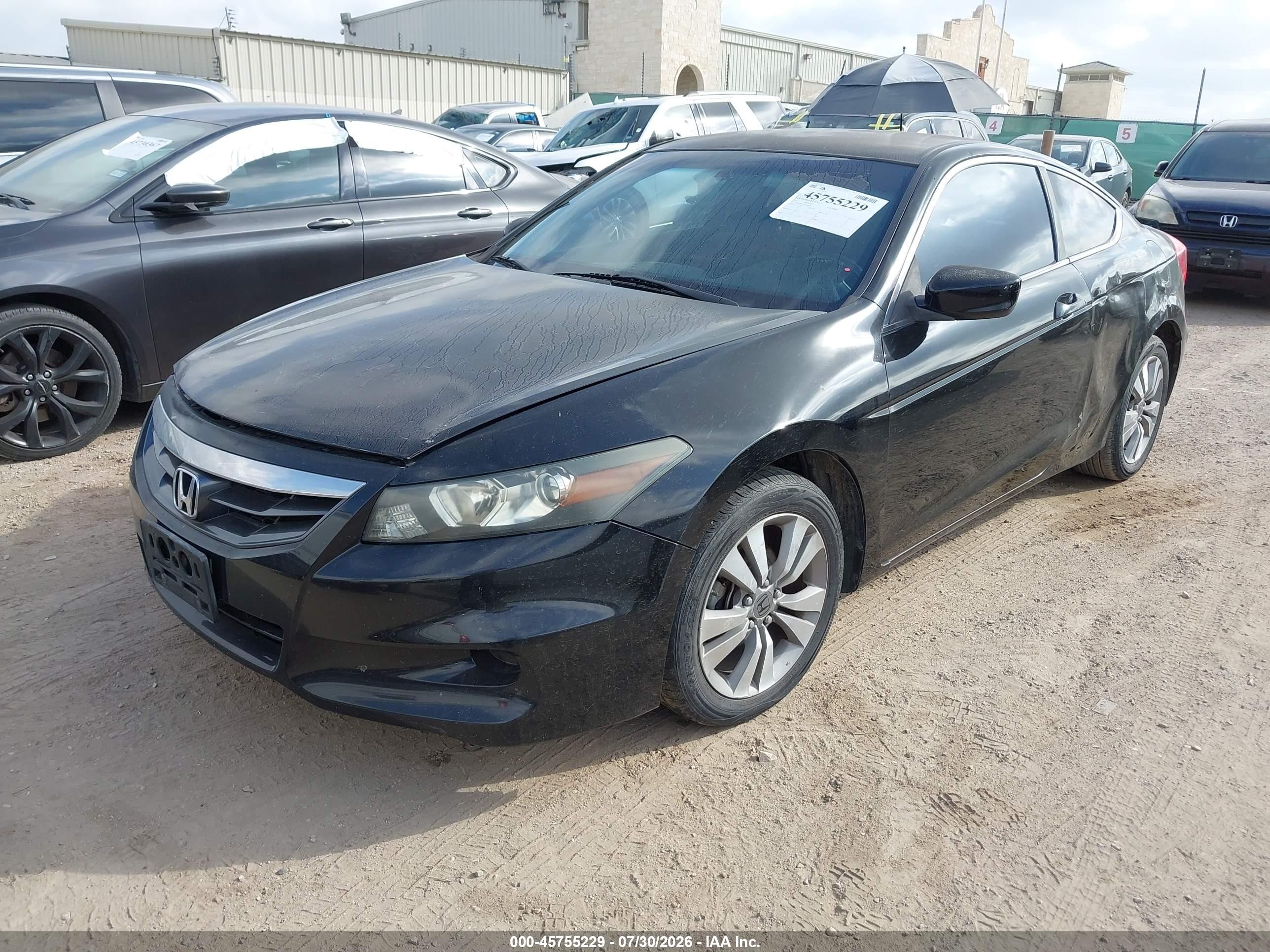 2011 Honda Accord 2.4 Lx-s Black vin: 1HGCS1B37BA008387