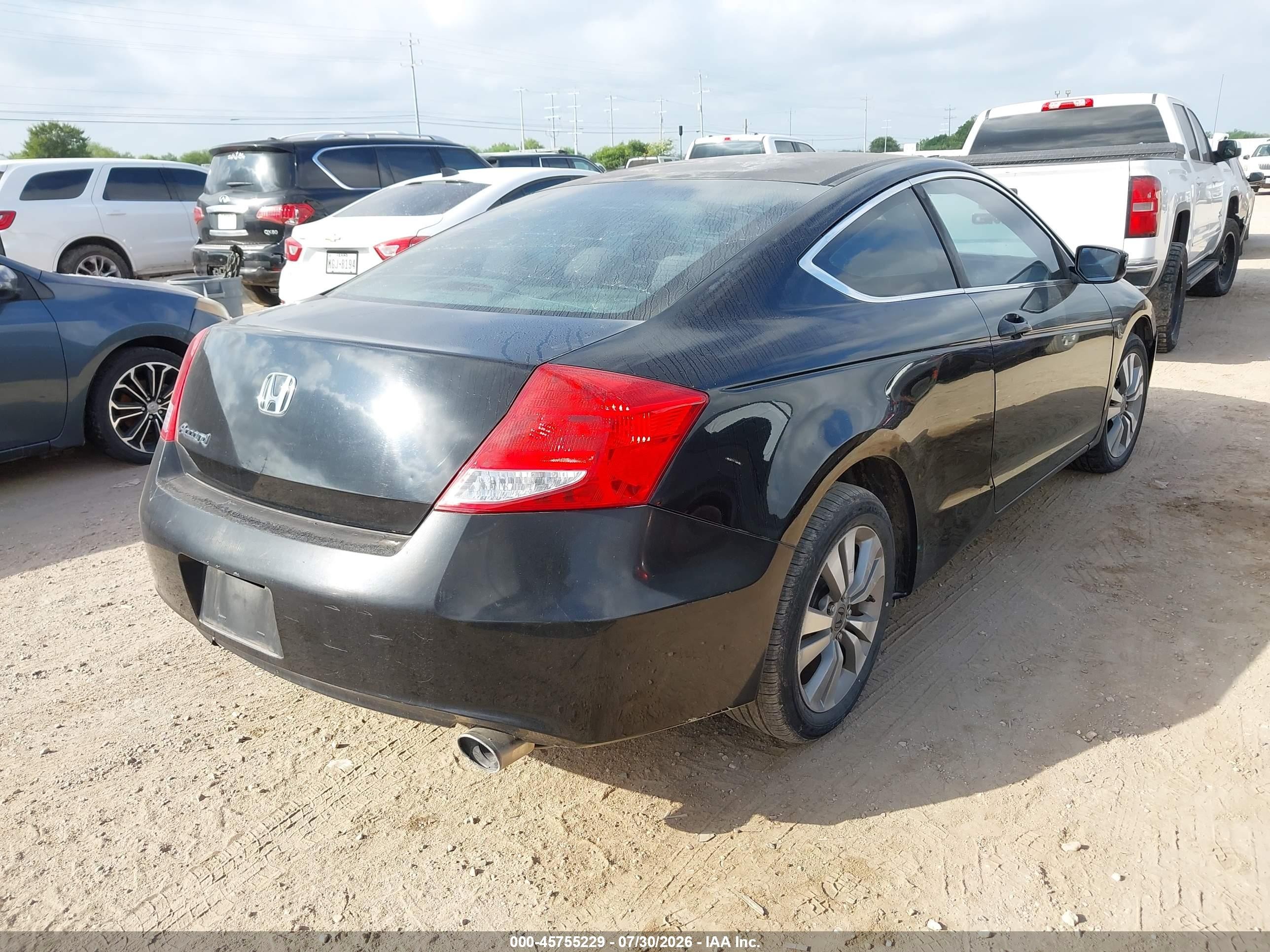 2011 Honda Accord 2.4 Lx-s Black vin: 1HGCS1B37BA008387