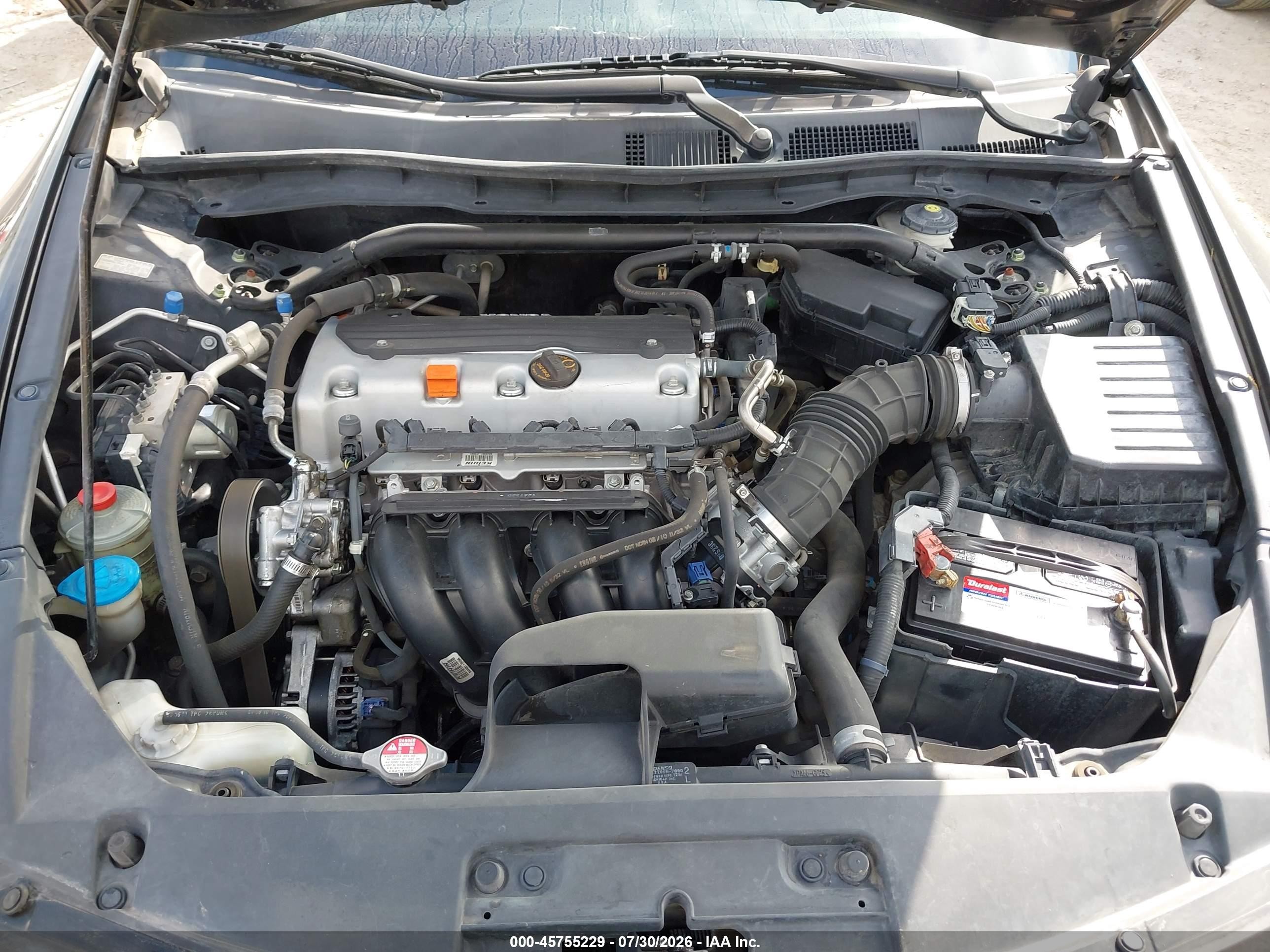2011 Honda Accord 2.4 Lx-s Black vin: 1HGCS1B37BA008387