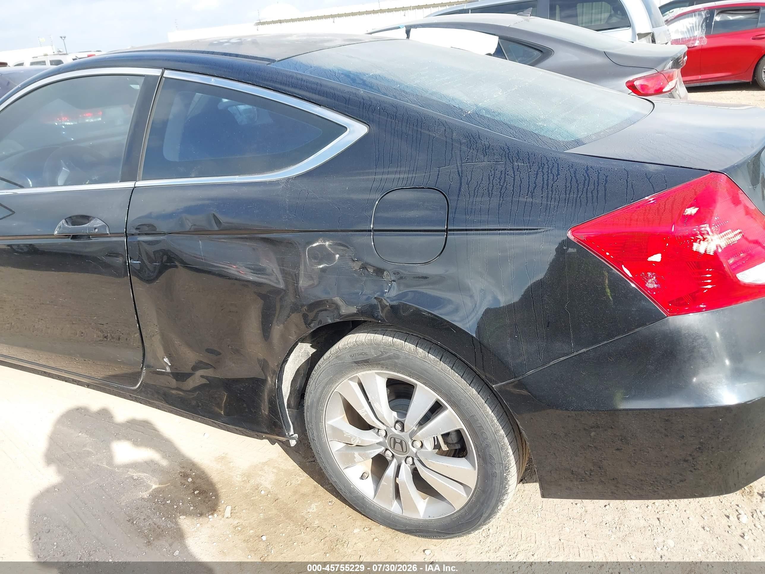 2011 Honda Accord 2.4 Lx-s Black vin: 1HGCS1B37BA008387