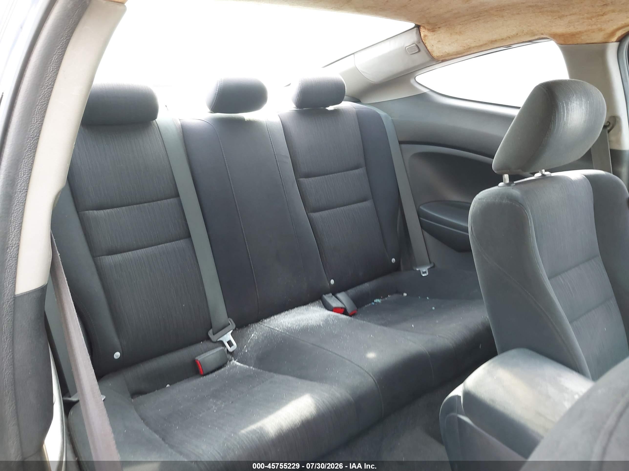 2011 Honda Accord 2.4 Lx-s Black vin: 1HGCS1B37BA008387
