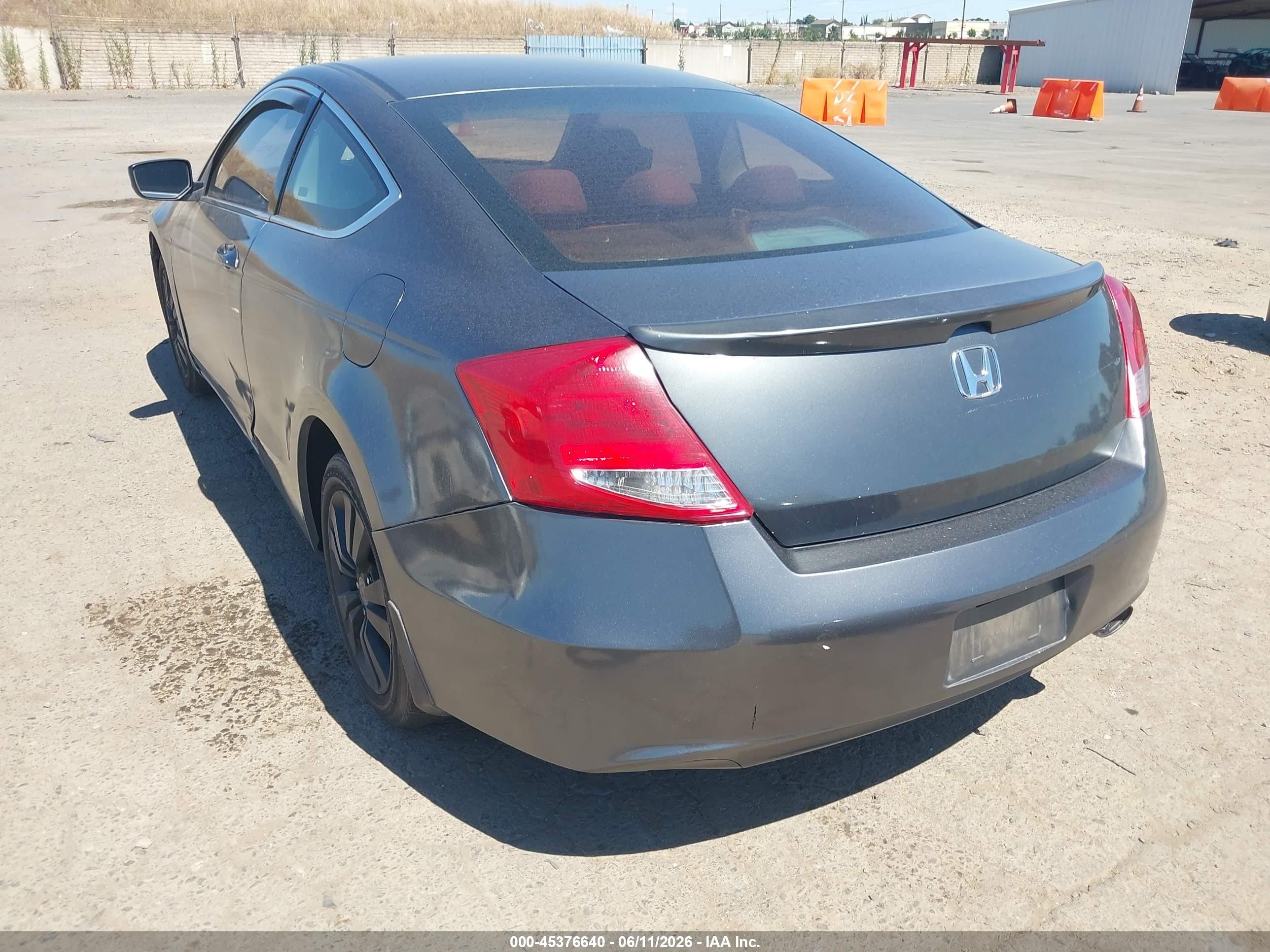 2012 Honda Accord 2.4 Lx-s Gray vin: 1HGCS1B37CA002106