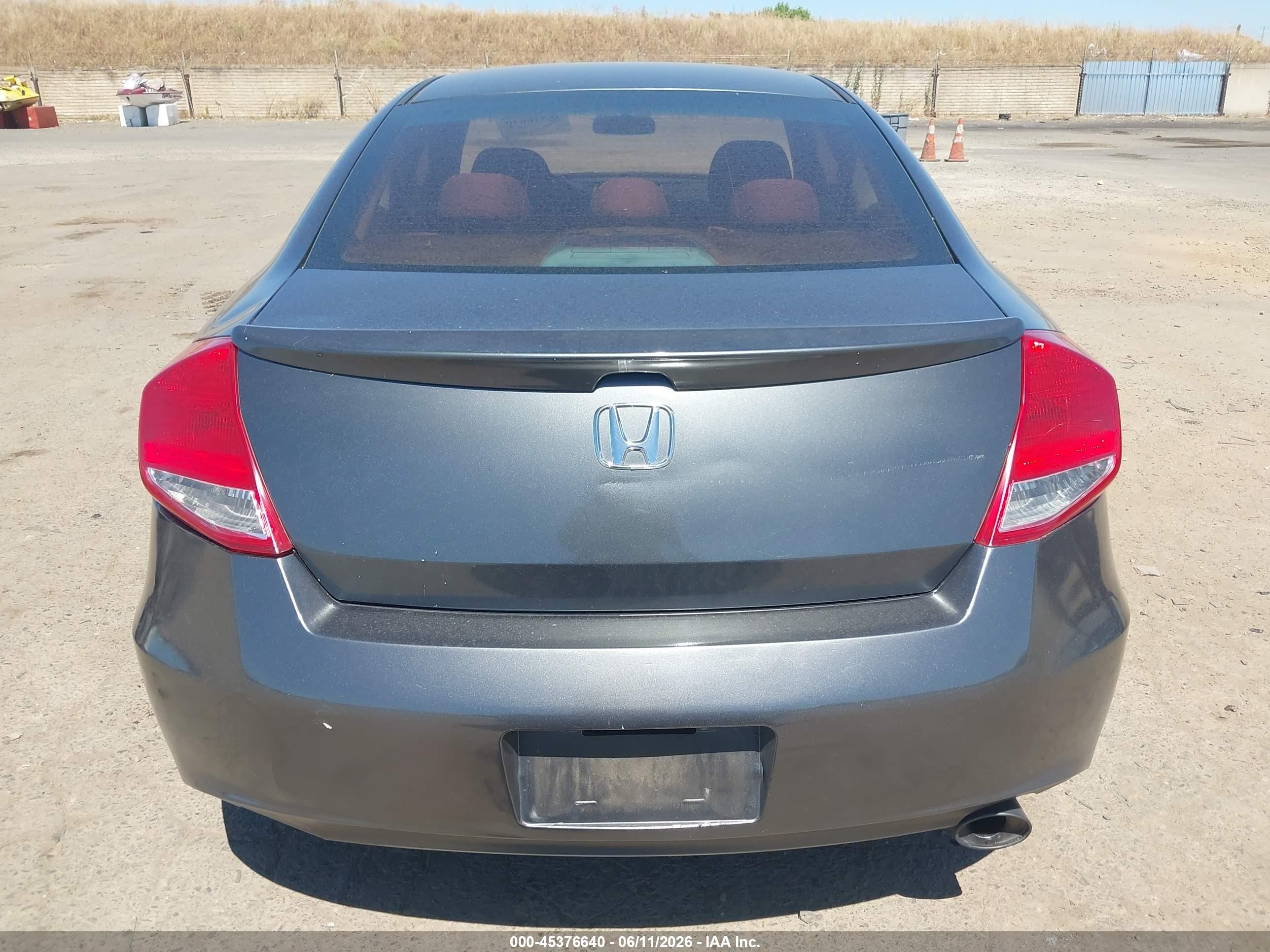 2012 Honda Accord 2.4 Lx-s Gray vin: 1HGCS1B37CA002106