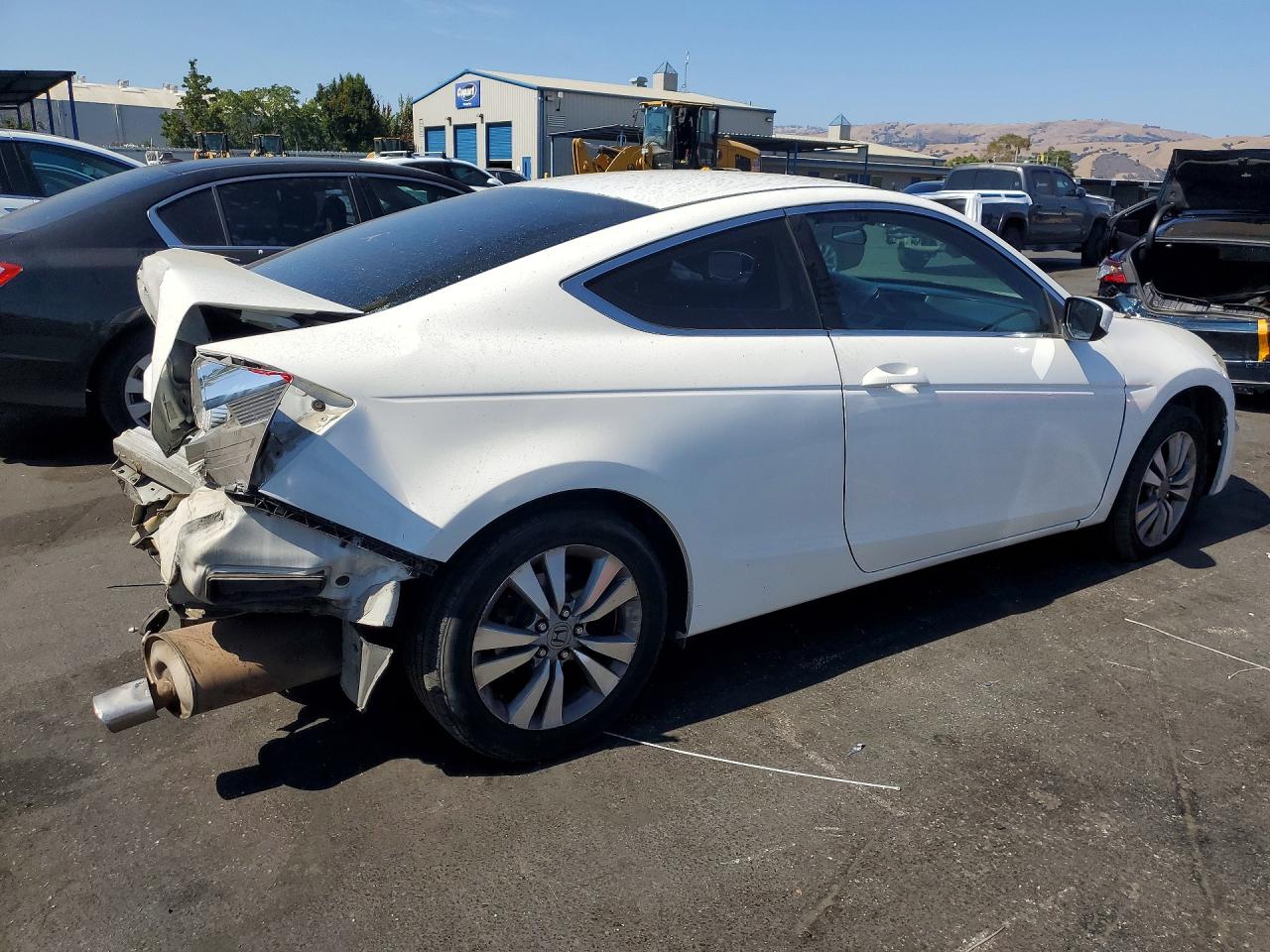 2012 Honda Accord Lx White vin: 1HGCS1B37CA013865