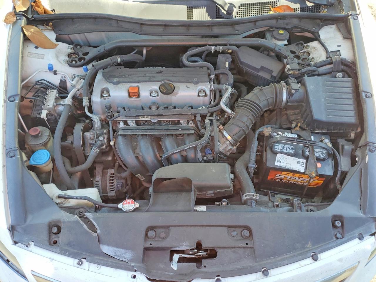 2012 Honda Accord Lx White vin: 1HGCS1B37CA013865