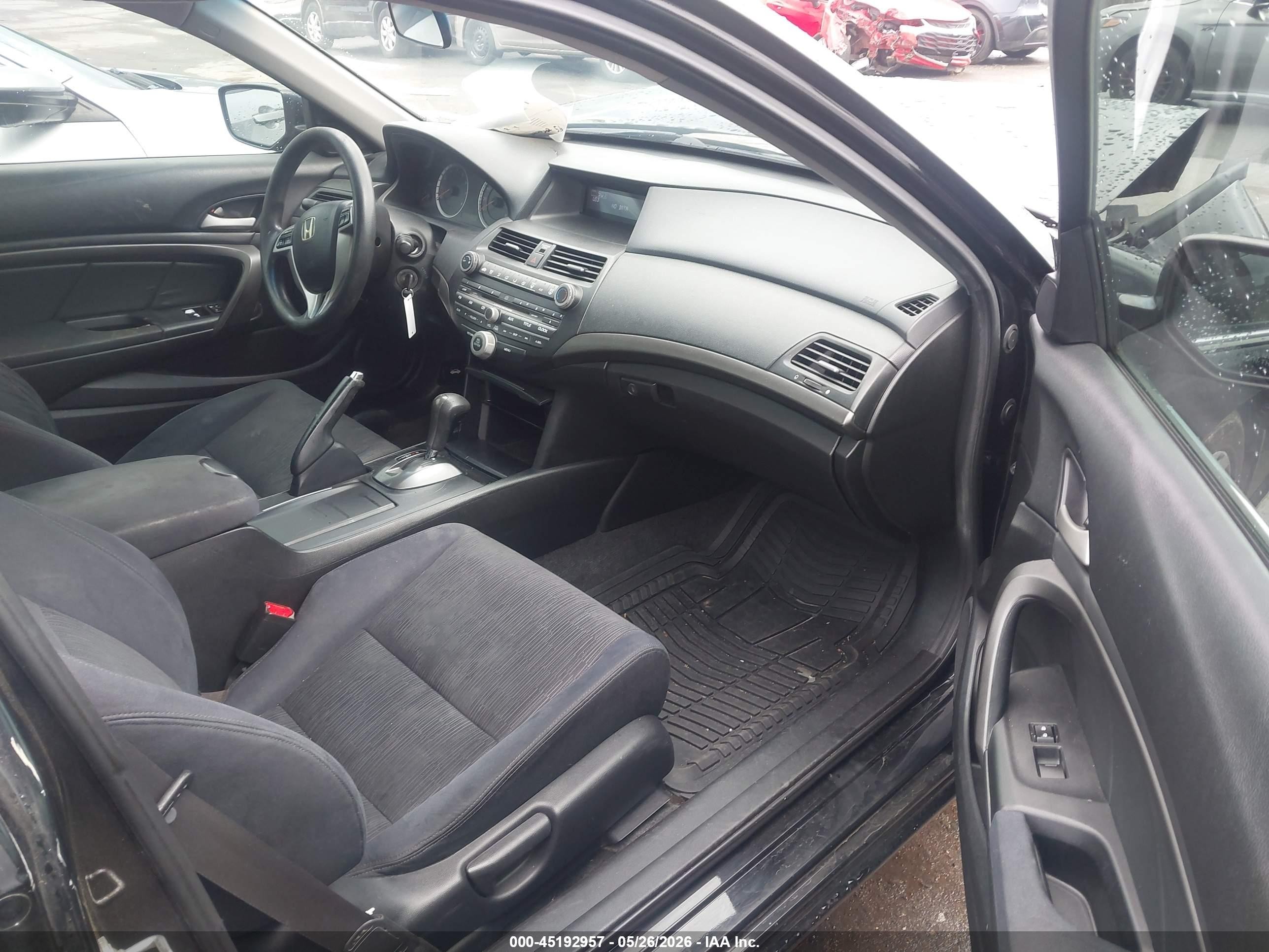 2012 Honda Accord 2.4 Lx-s Черный vin: 1HGCS1B37CA016622