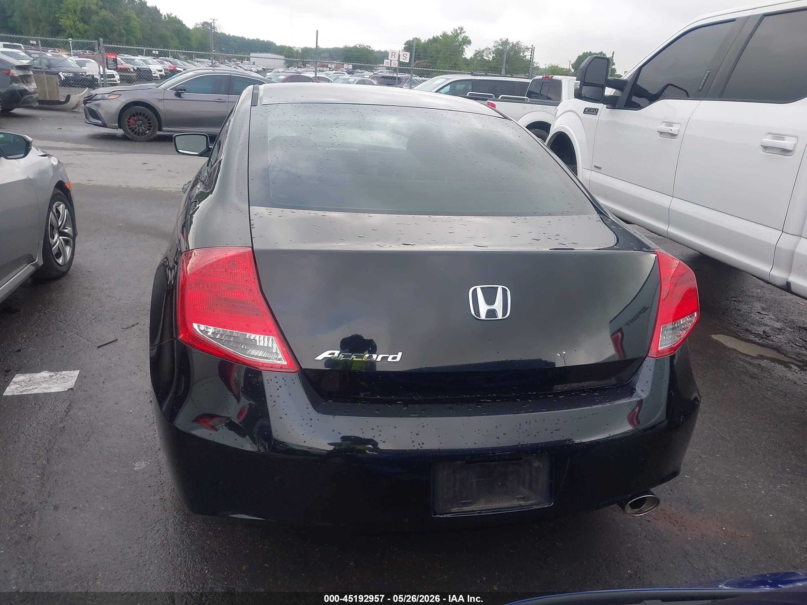 2012 Honda Accord 2.4 Lx-s Черный vin: 1HGCS1B37CA016622