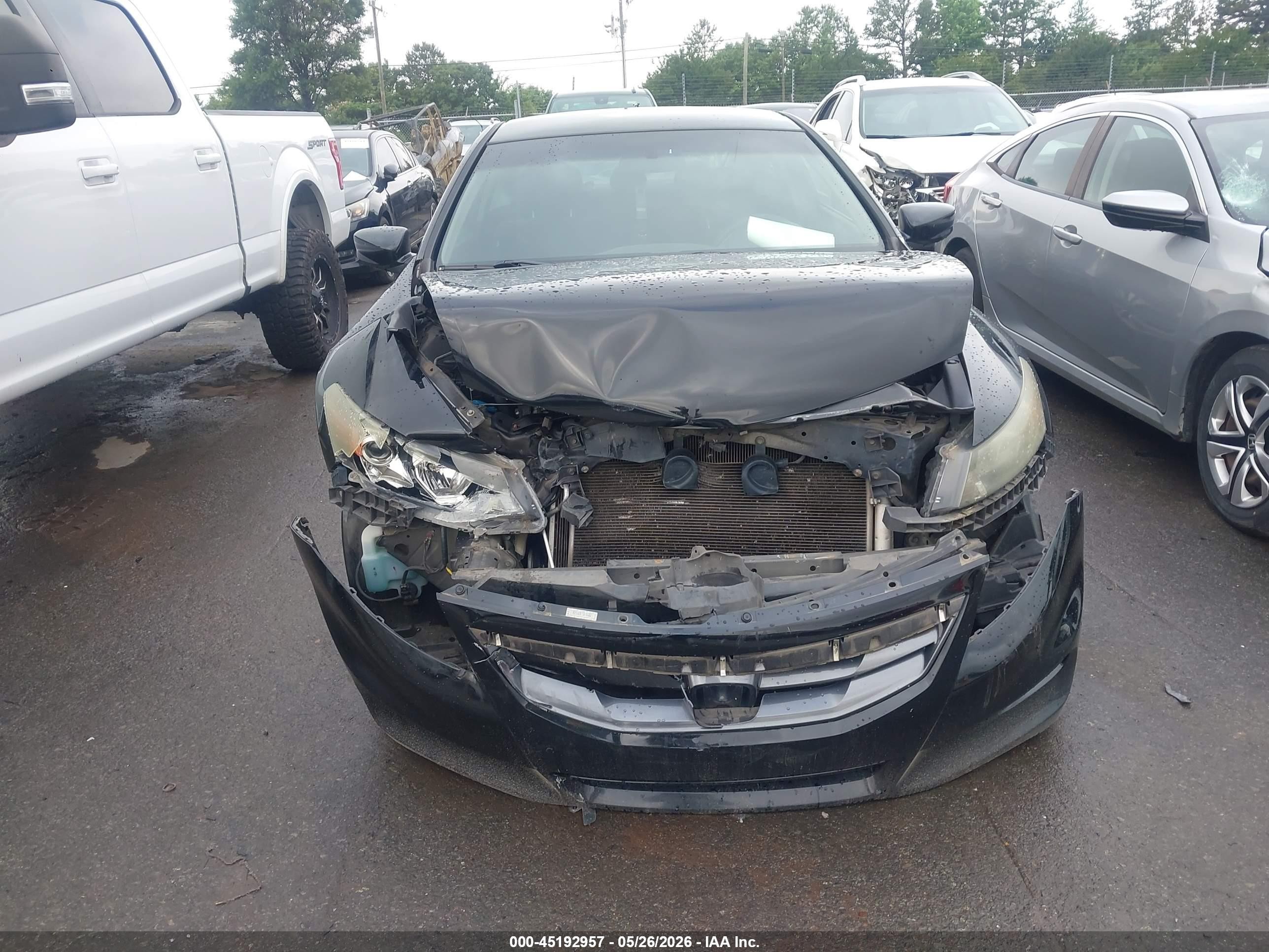 2012 Honda Accord 2.4 Lx-s Черный vin: 1HGCS1B37CA016622