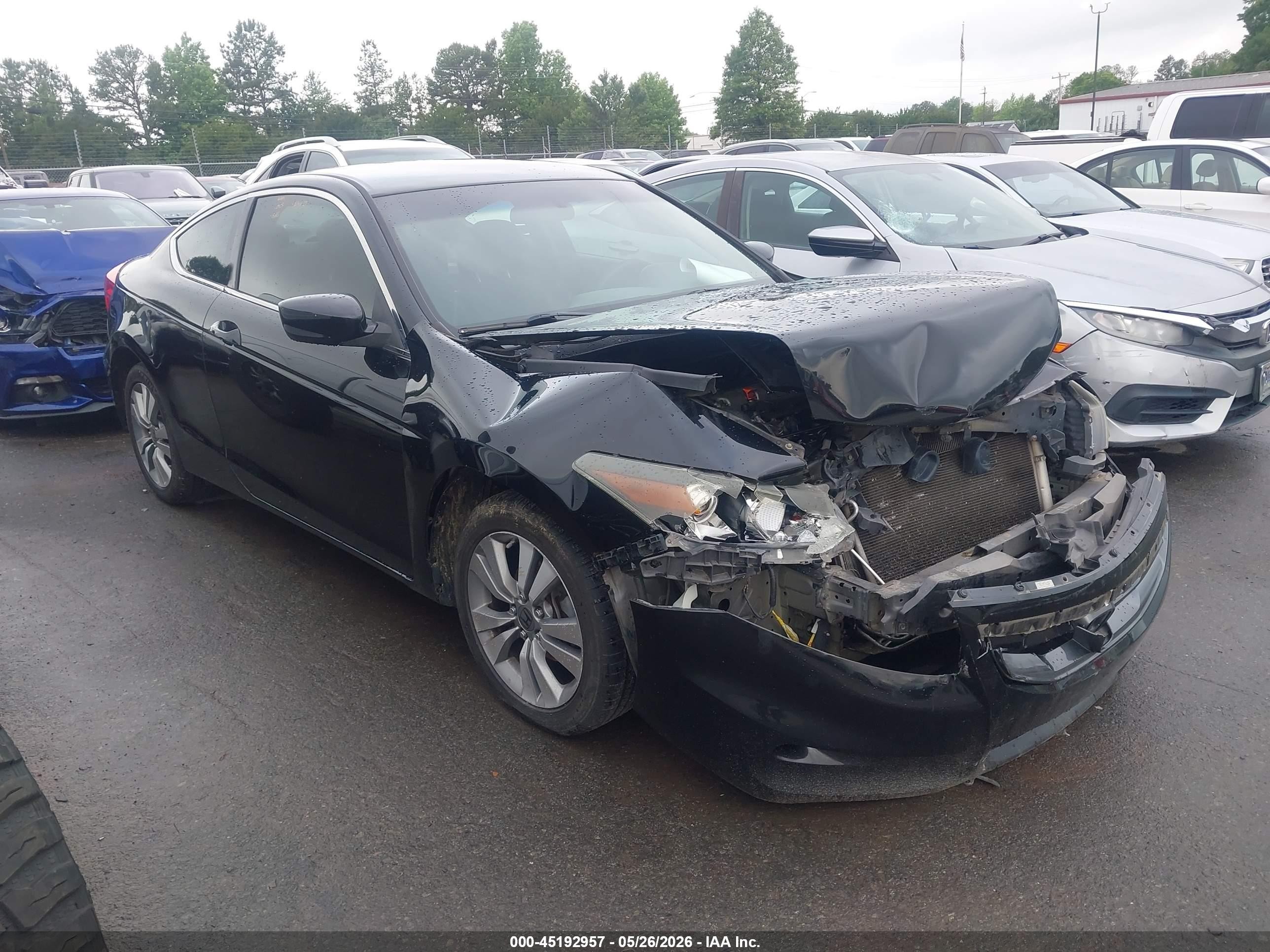 2012 Honda Accord 2.4 Lx-s Черный vin: 1HGCS1B37CA016622